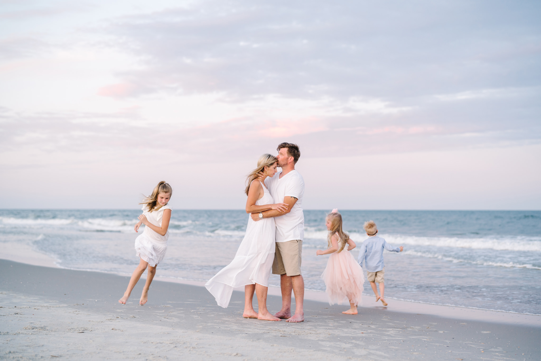 Myrtle Beach Family Session with Family of Five People 