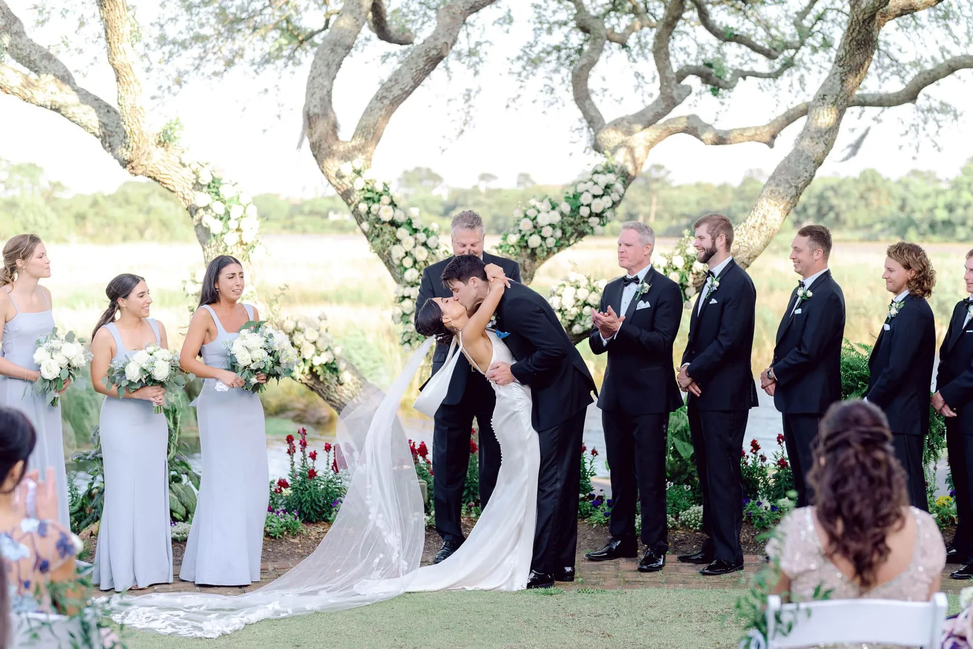 Bri and Haywood's Debordieu Colony Club Beach Wedding Ceremony