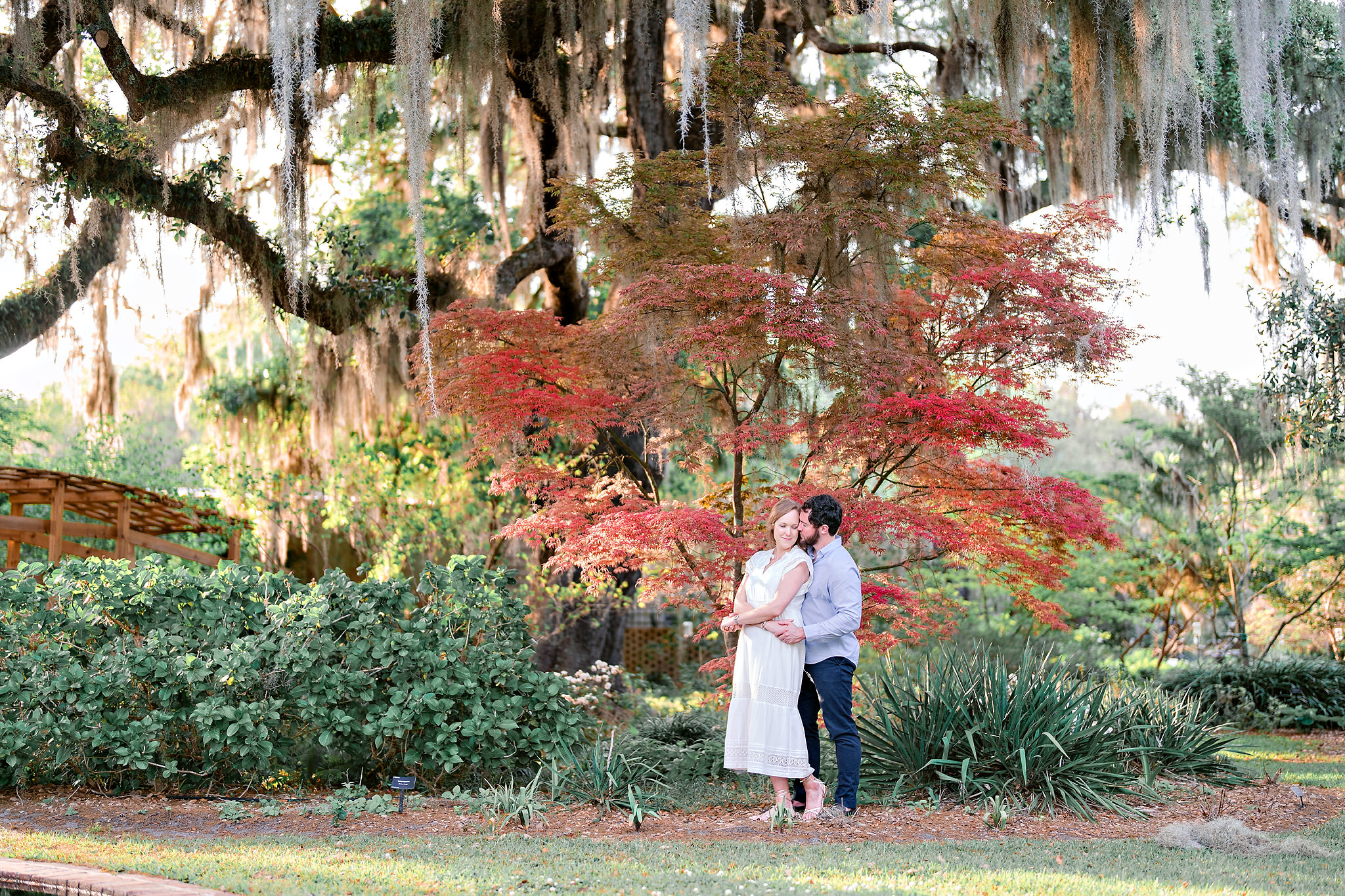 Brookgreen Gardens Engagement Session and Proposal Photography