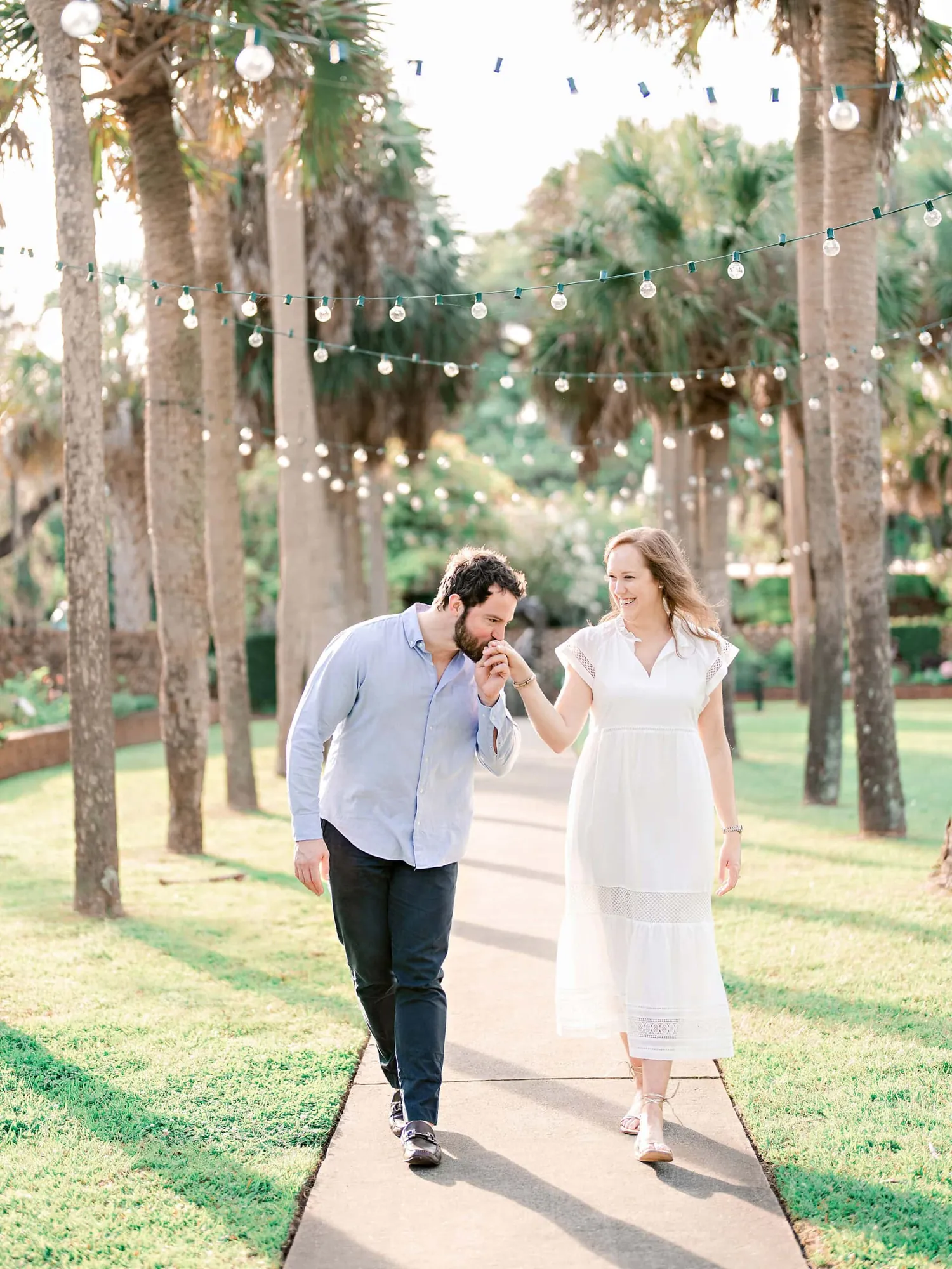 Brookgreen Gardens Engagement Session and Proposal Photography