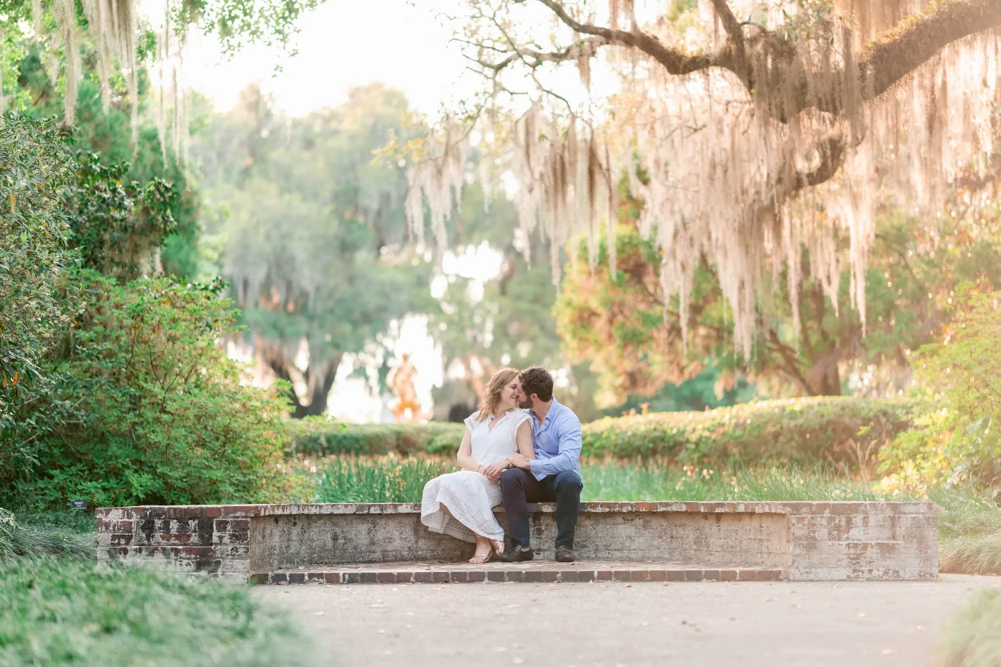 Brookgreen Gardens Engagement Session and Proposal Photography