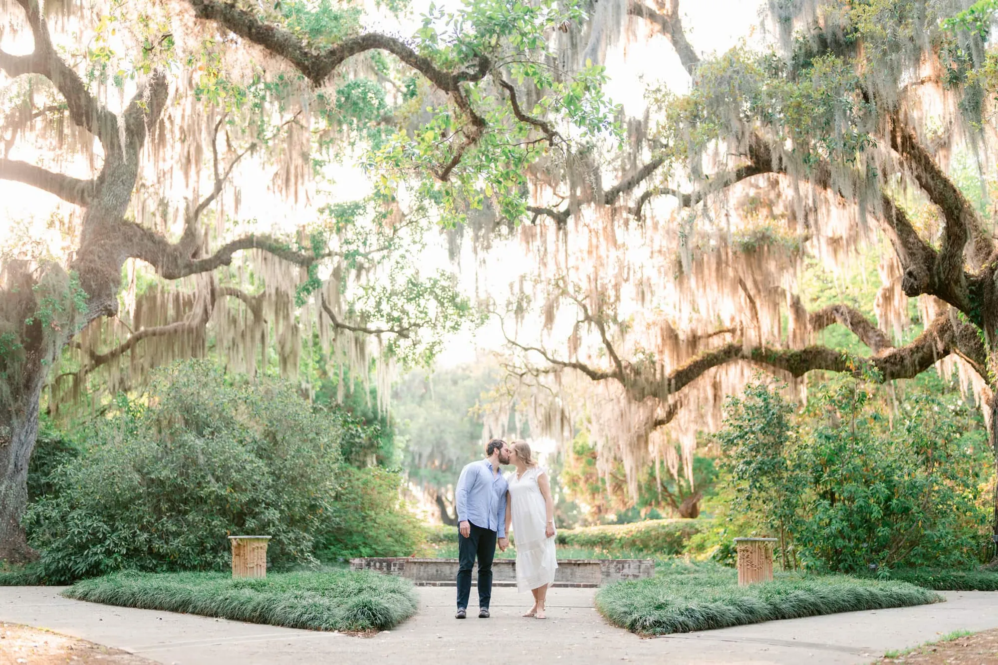 Brookgreen Gardens Engagement Session and Proposal Photography