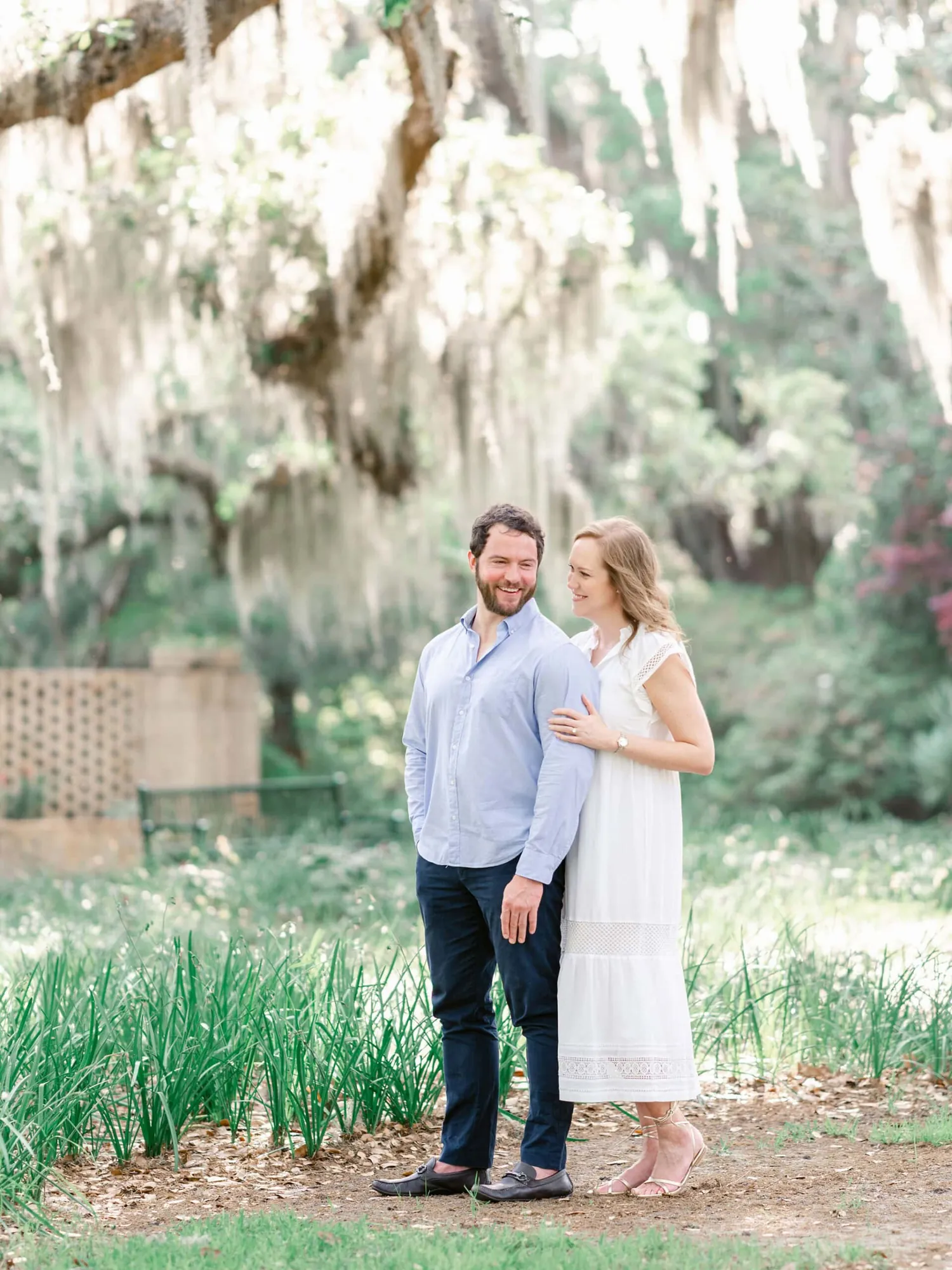 Brookgreen Gardens Engagement Session and Proposal Photography