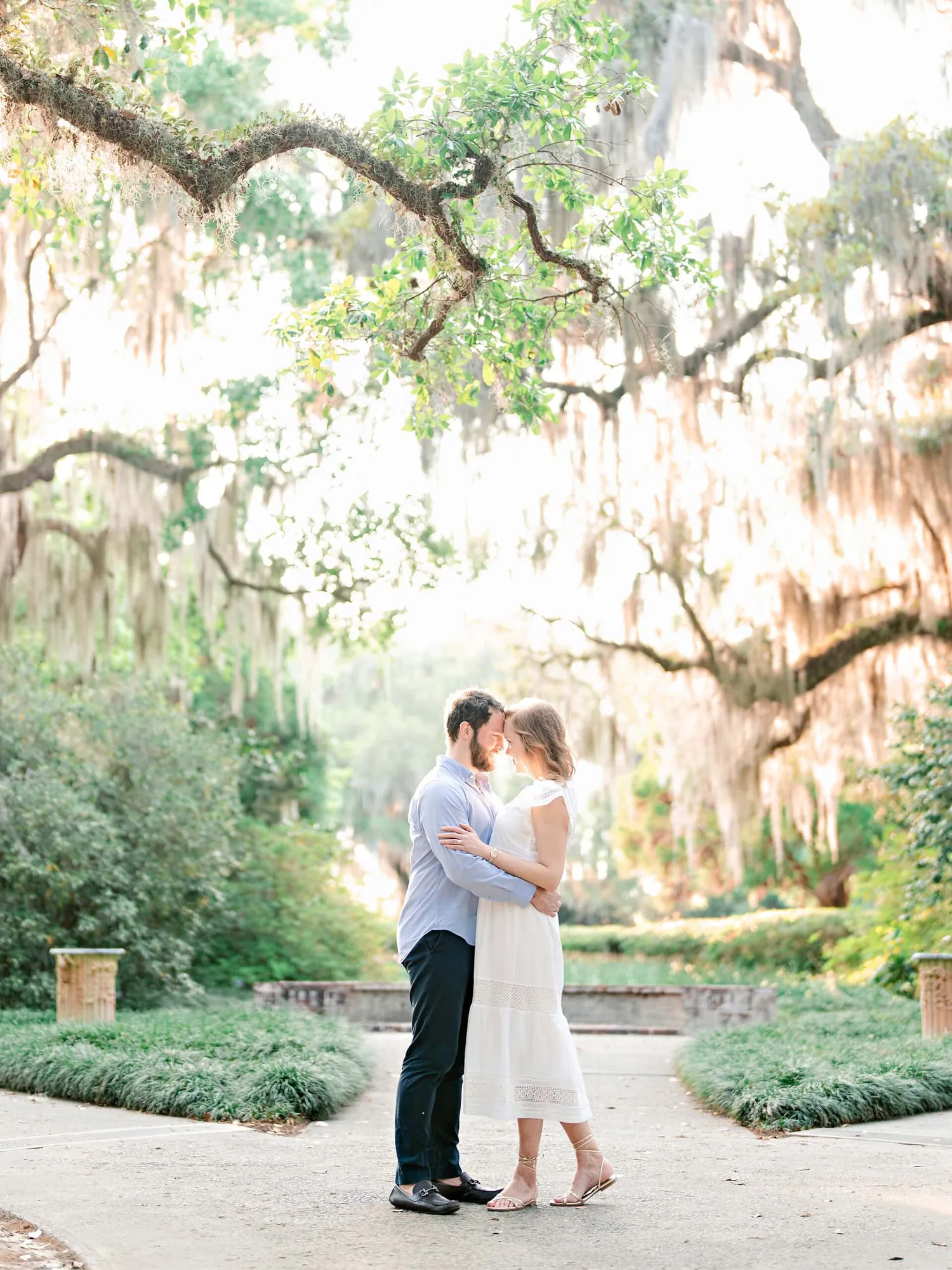 Brookgreen Gardens Engagement Session and Proposal Photography