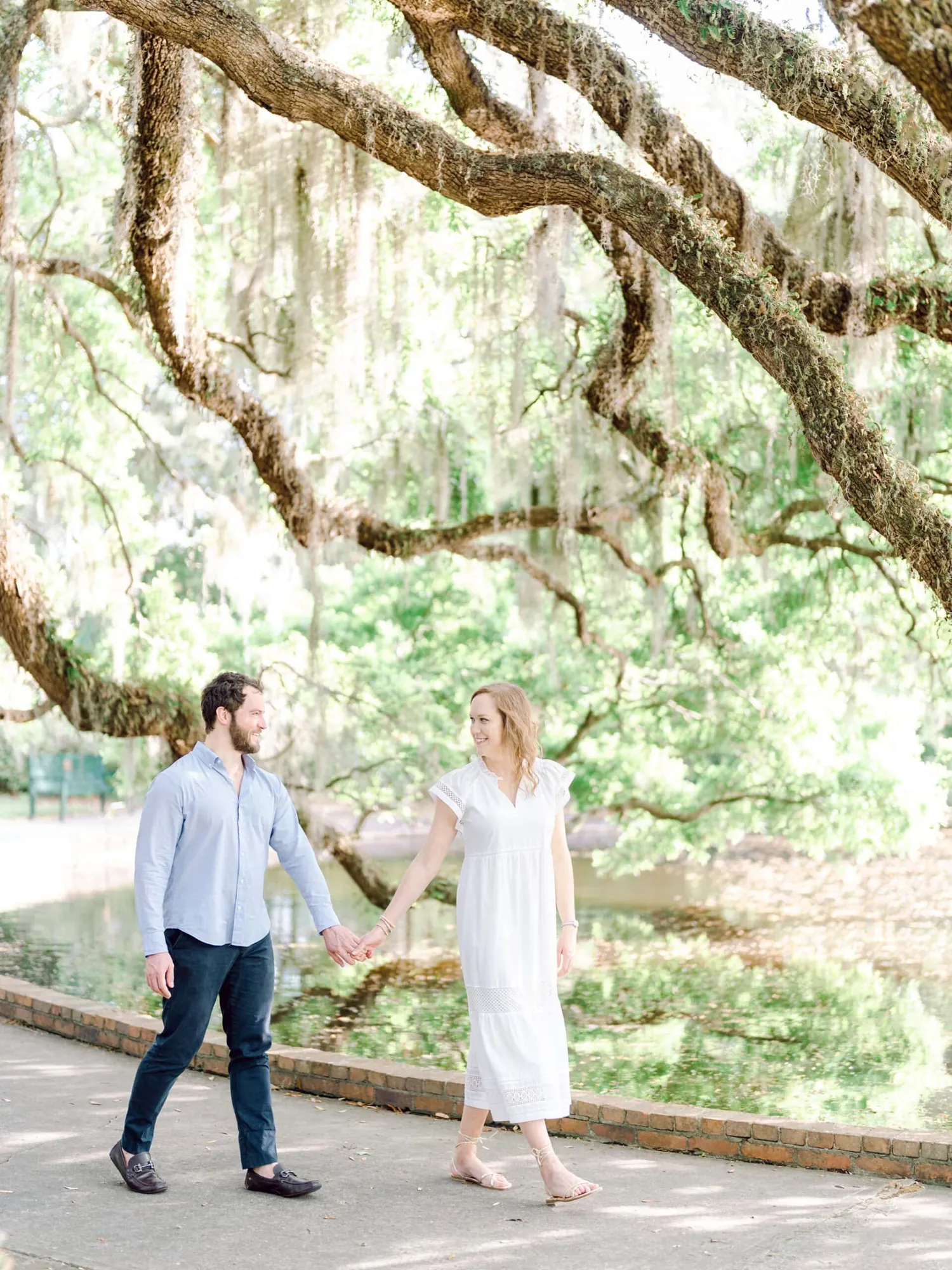 Brookgreen Gardens Engagement Session and Proposal Photography