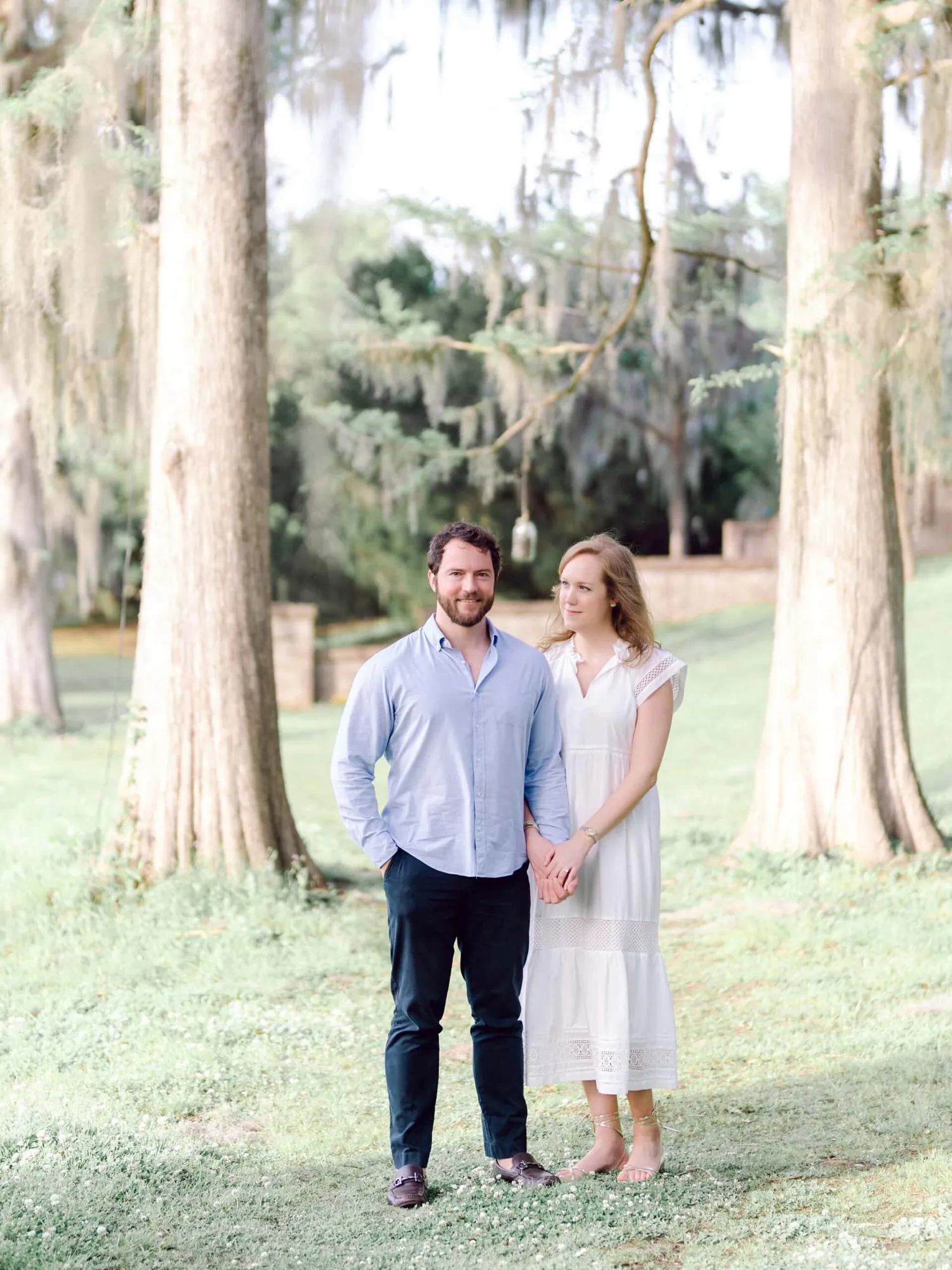 Brookgreen Gardens Engagement Session and Proposal Photography