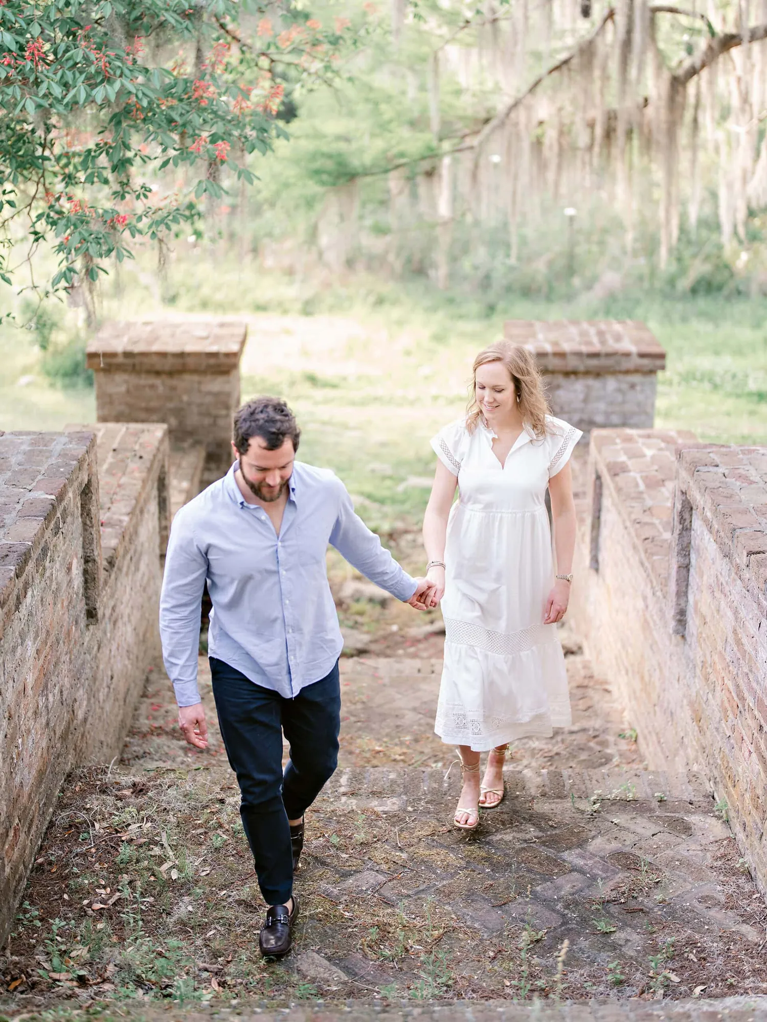 Brookgreen Gardens Engagement Session and Proposal Photography