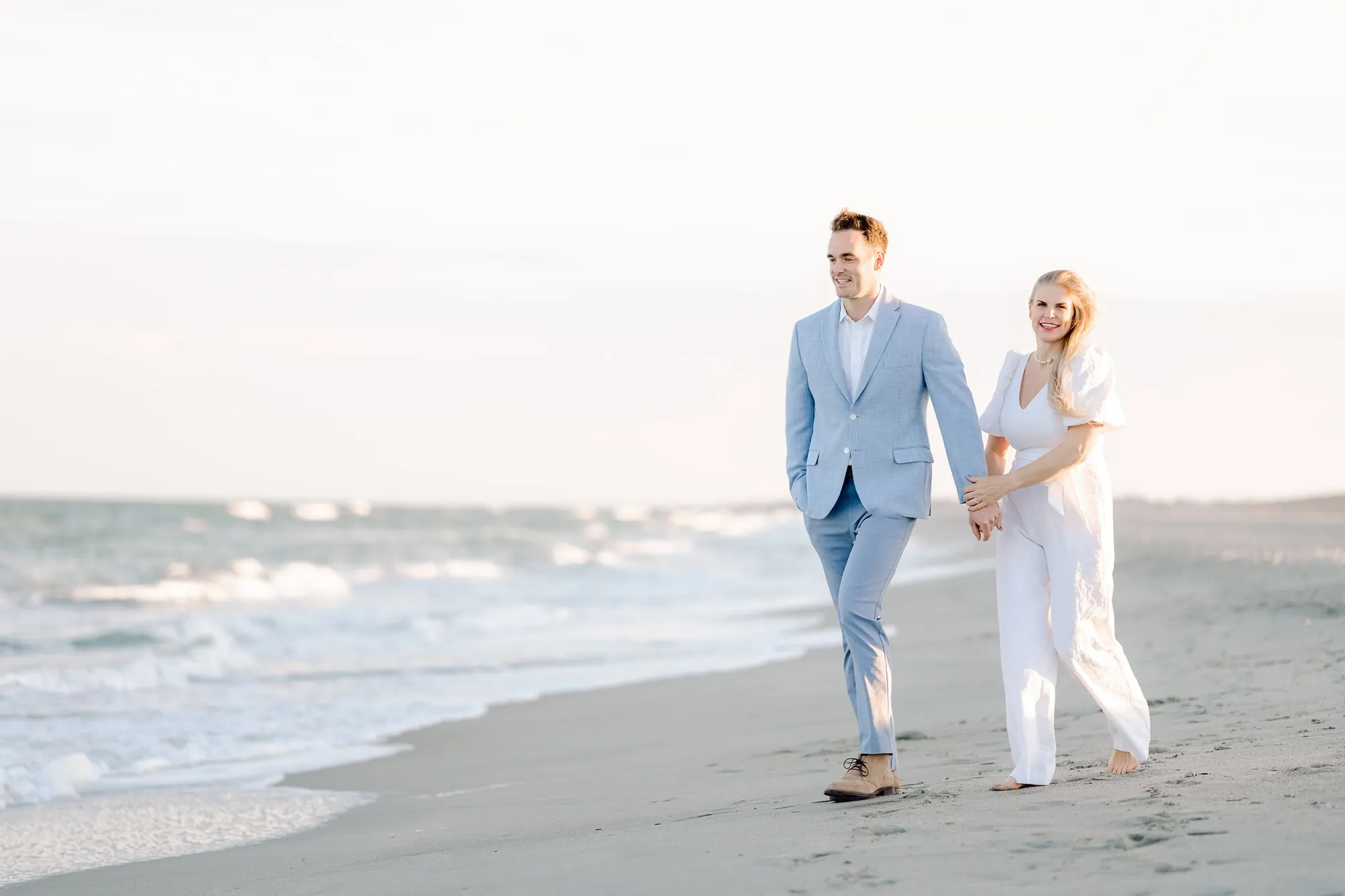 Engagement Beach Portraits in Pawleys Island, SC