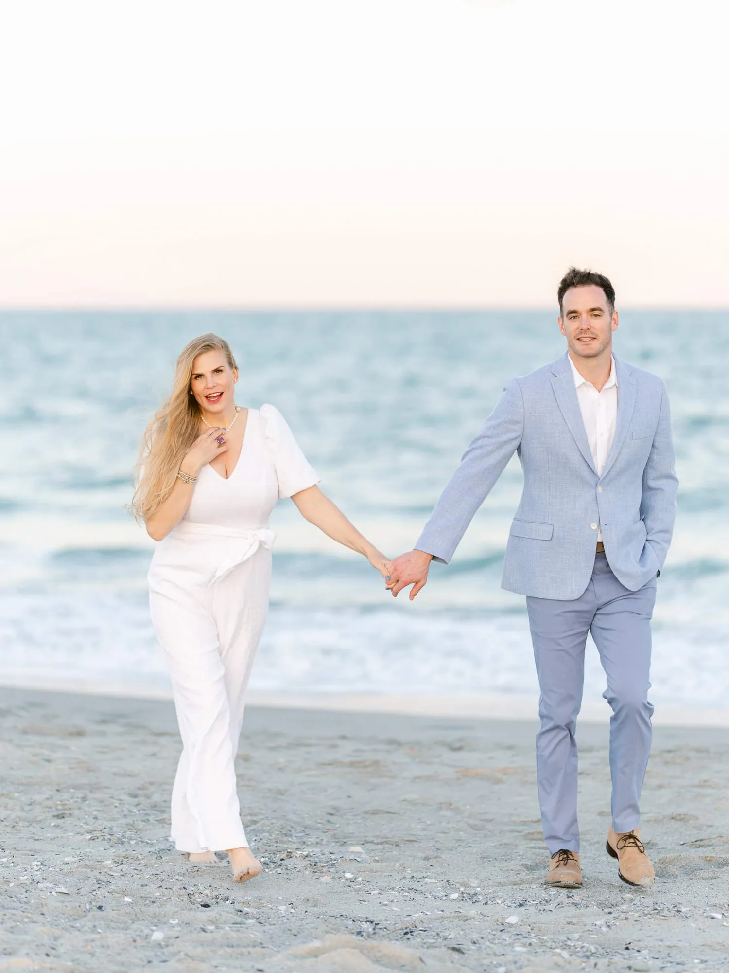Engagement Beach Portraits in Pawleys Island, SC