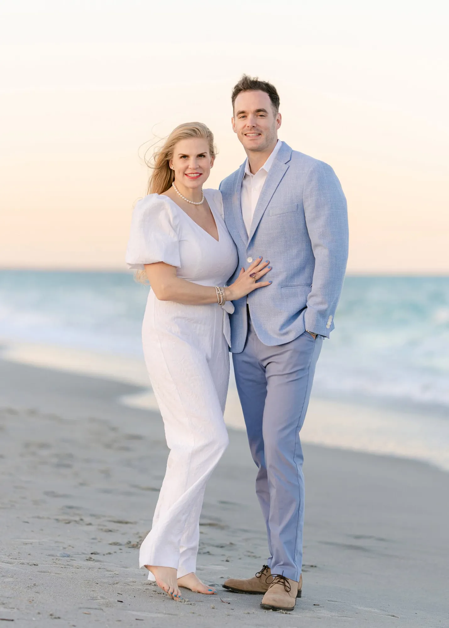 Engagement Beach Portraits in Pawleys Island, SC