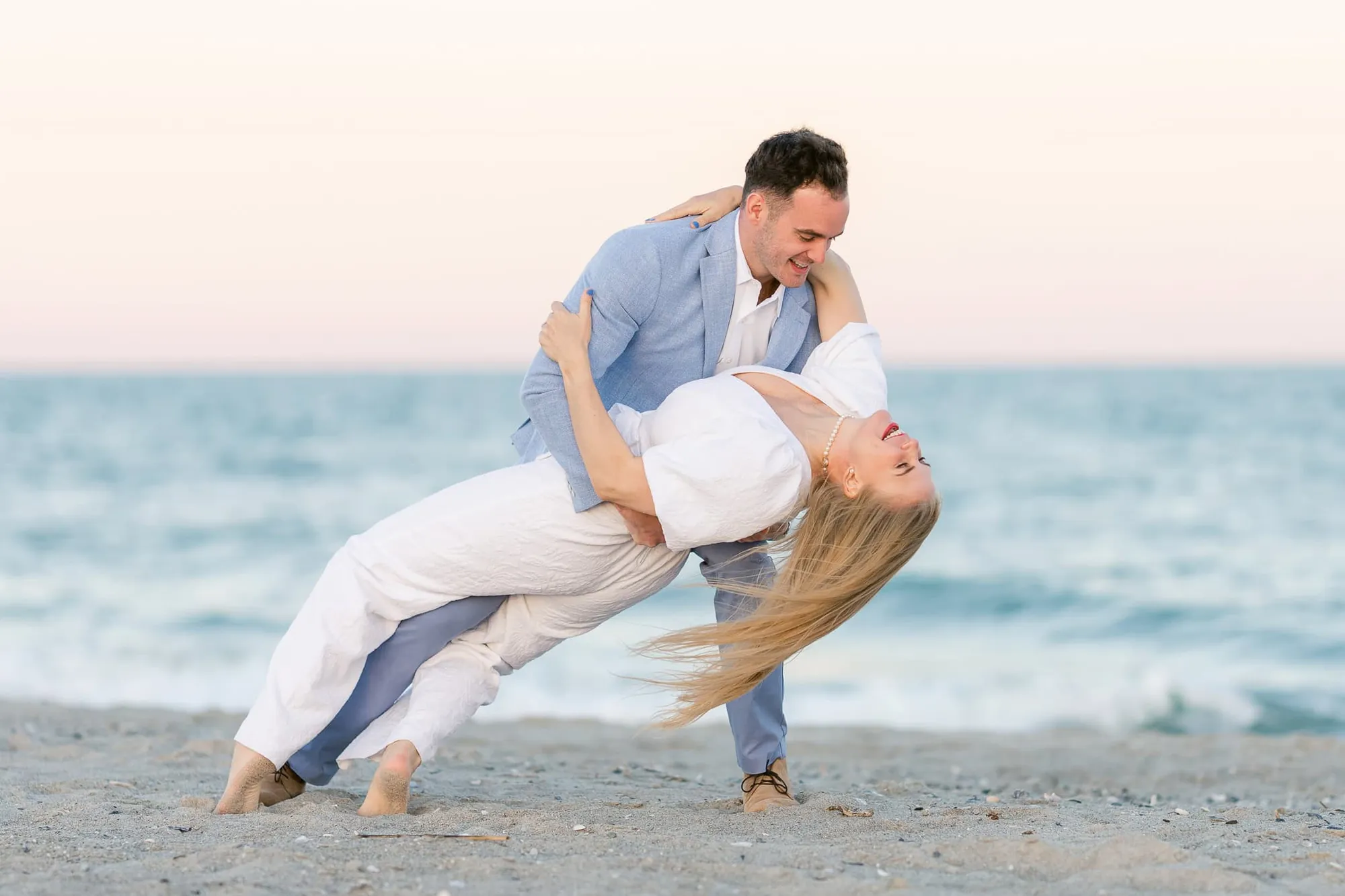 Engagement Beach Portraits in Pawleys Island, SC