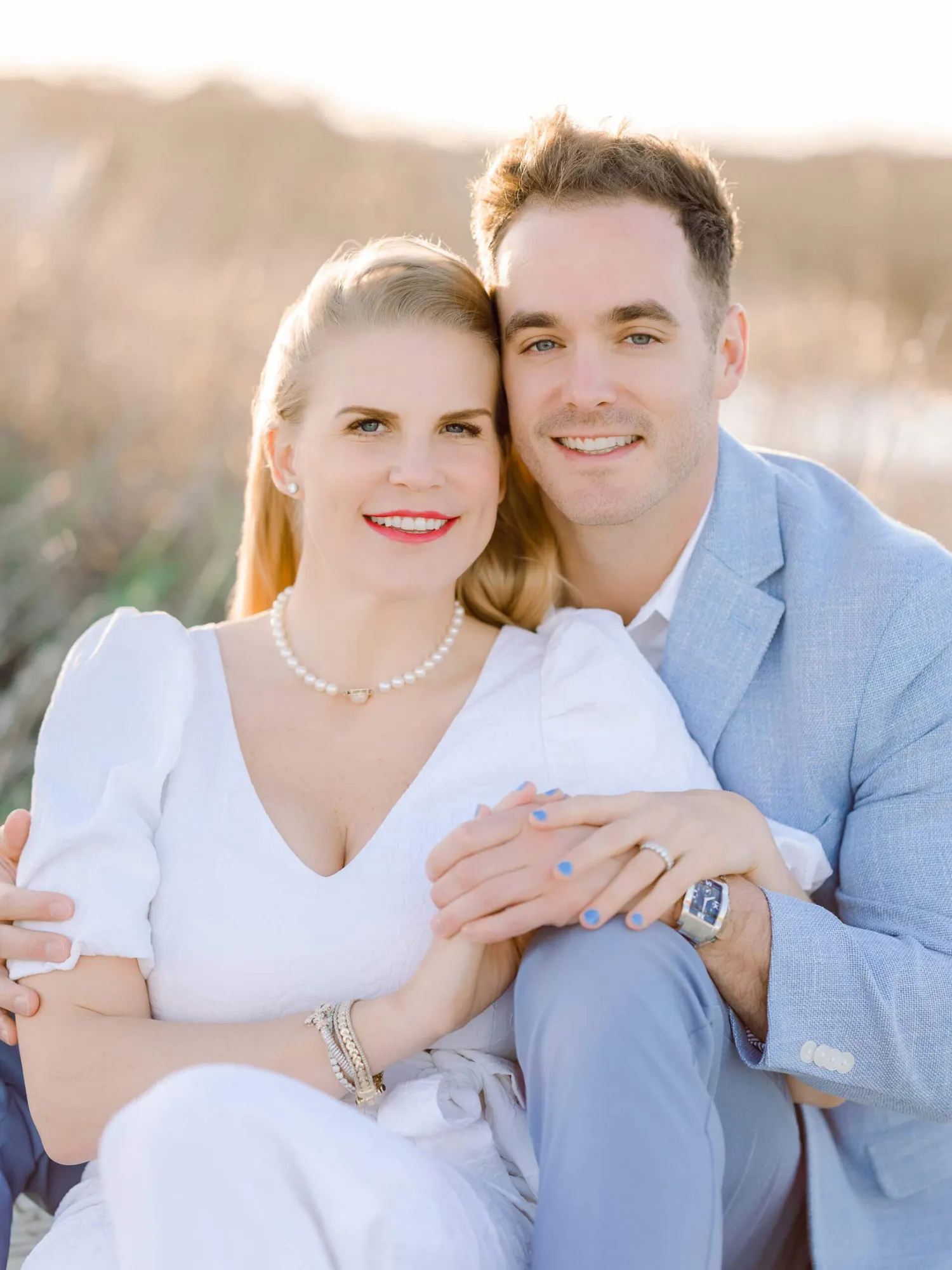 Engagement Beach Portraits in Pawleys Island, SC