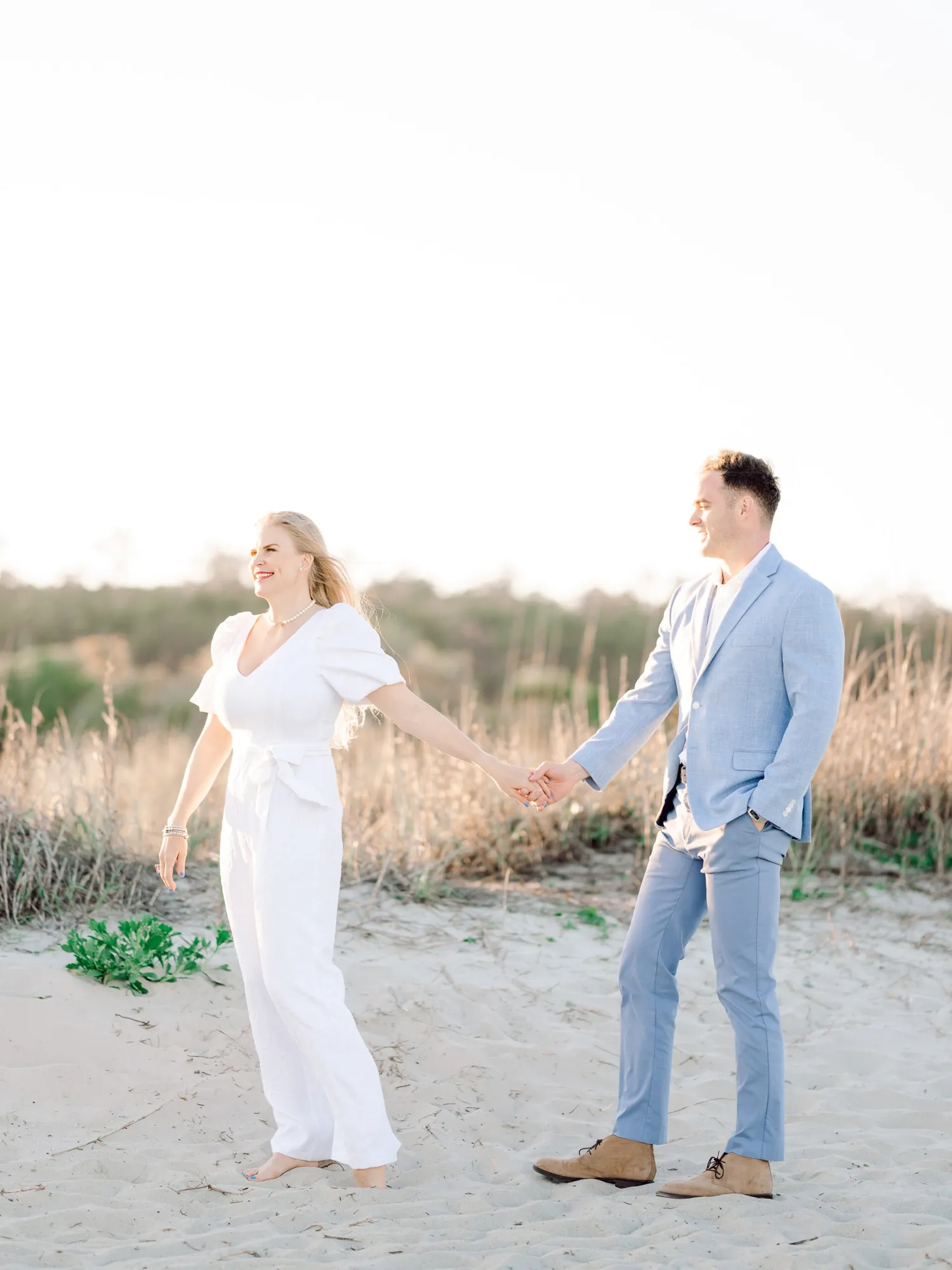 Engagement Beach Portraits in Pawleys Island, SC