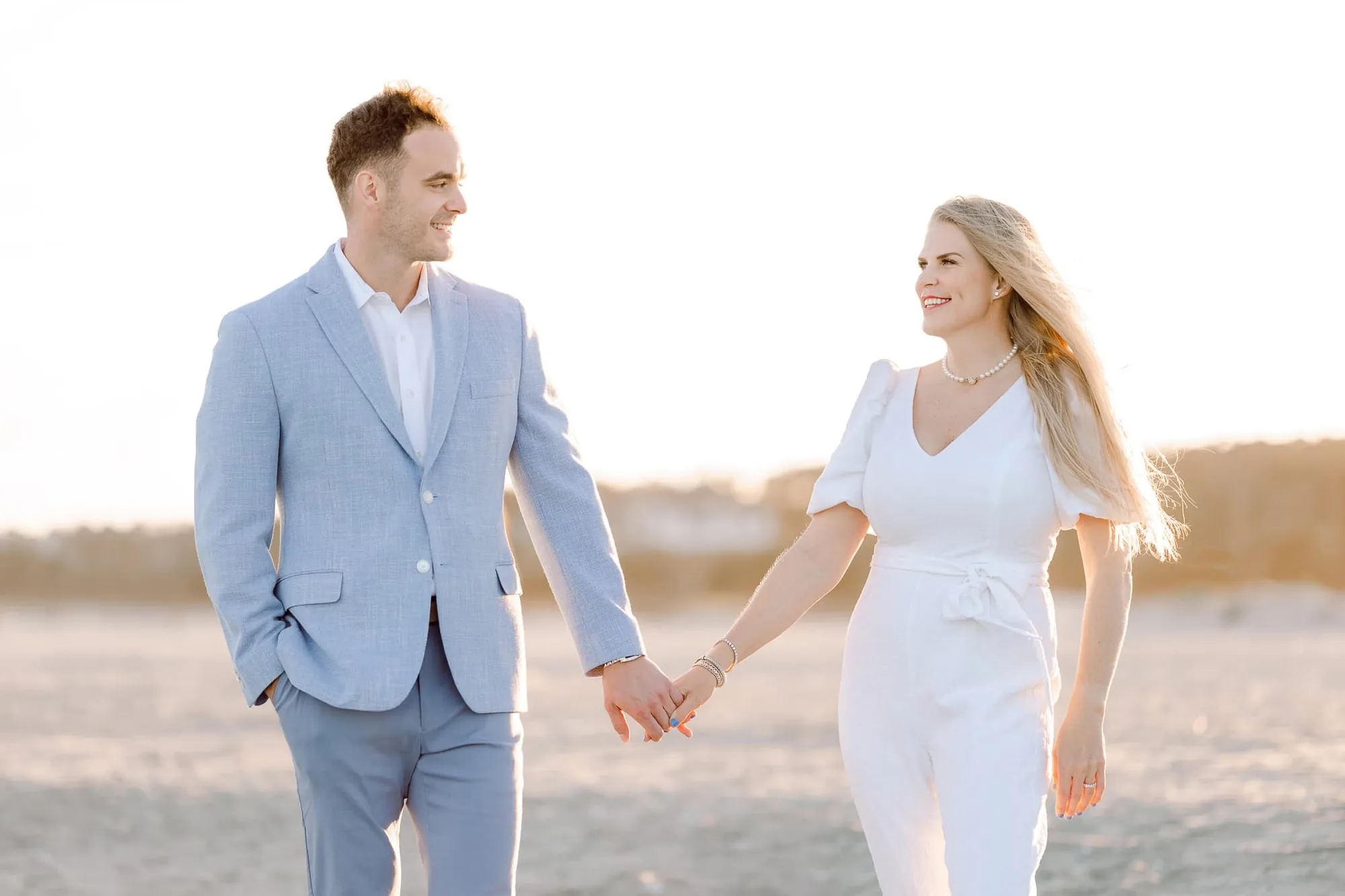 Engagement Beach Portraits in Pawleys Island, SC