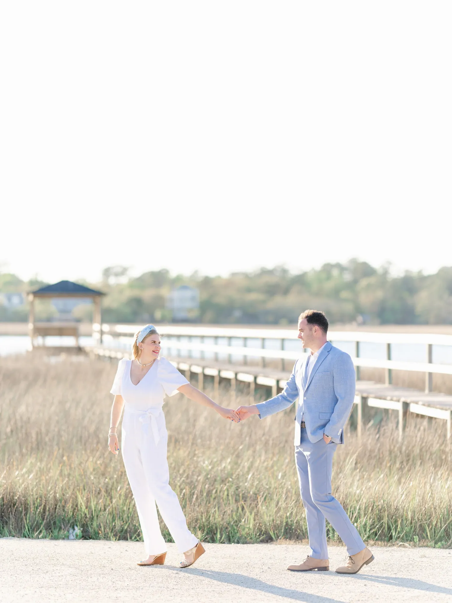 Engagement Beach Portraits in Pawleys Island, SC
