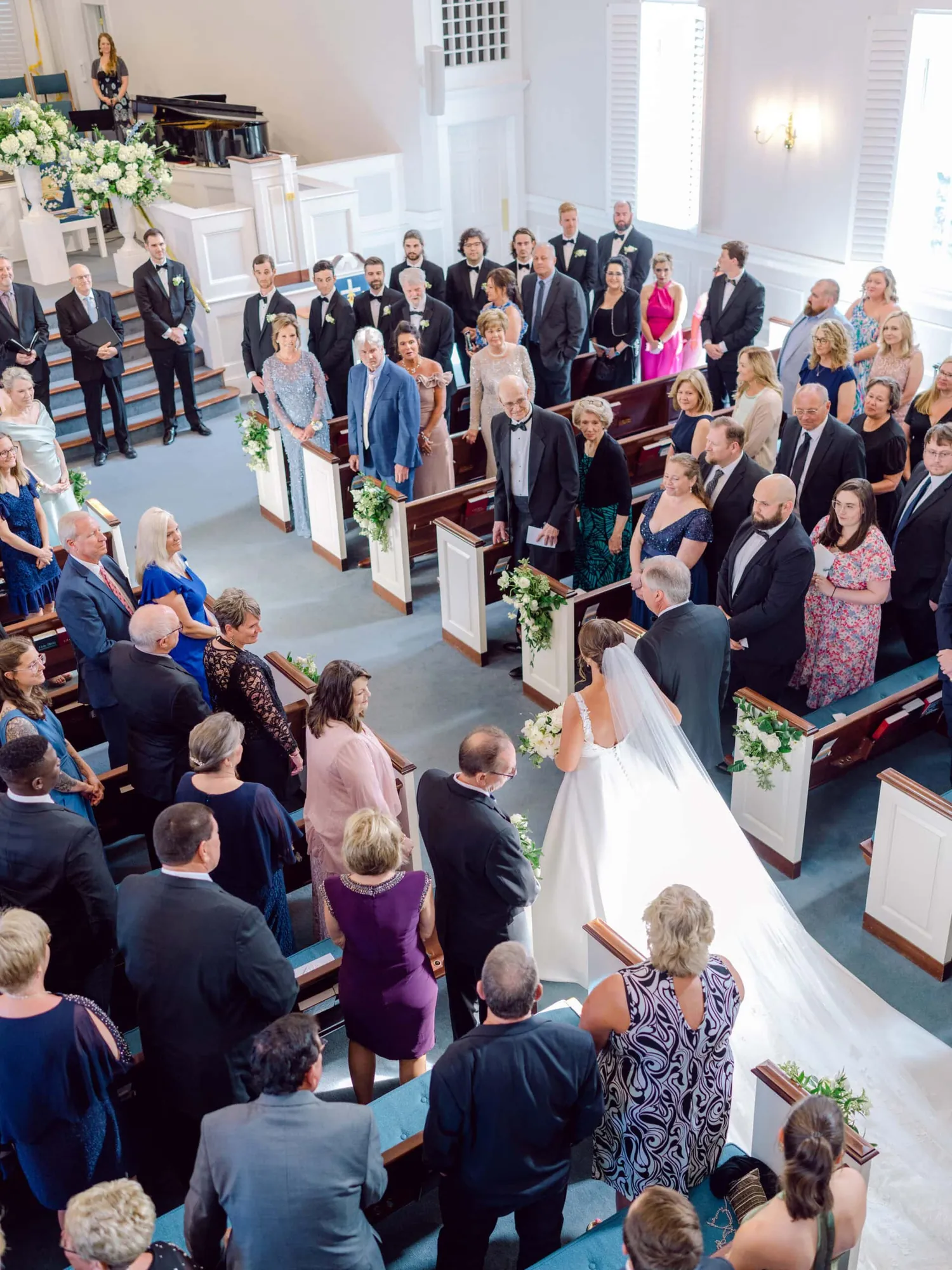 A Blue & White Spring Wedding at Caledonia Golf Club