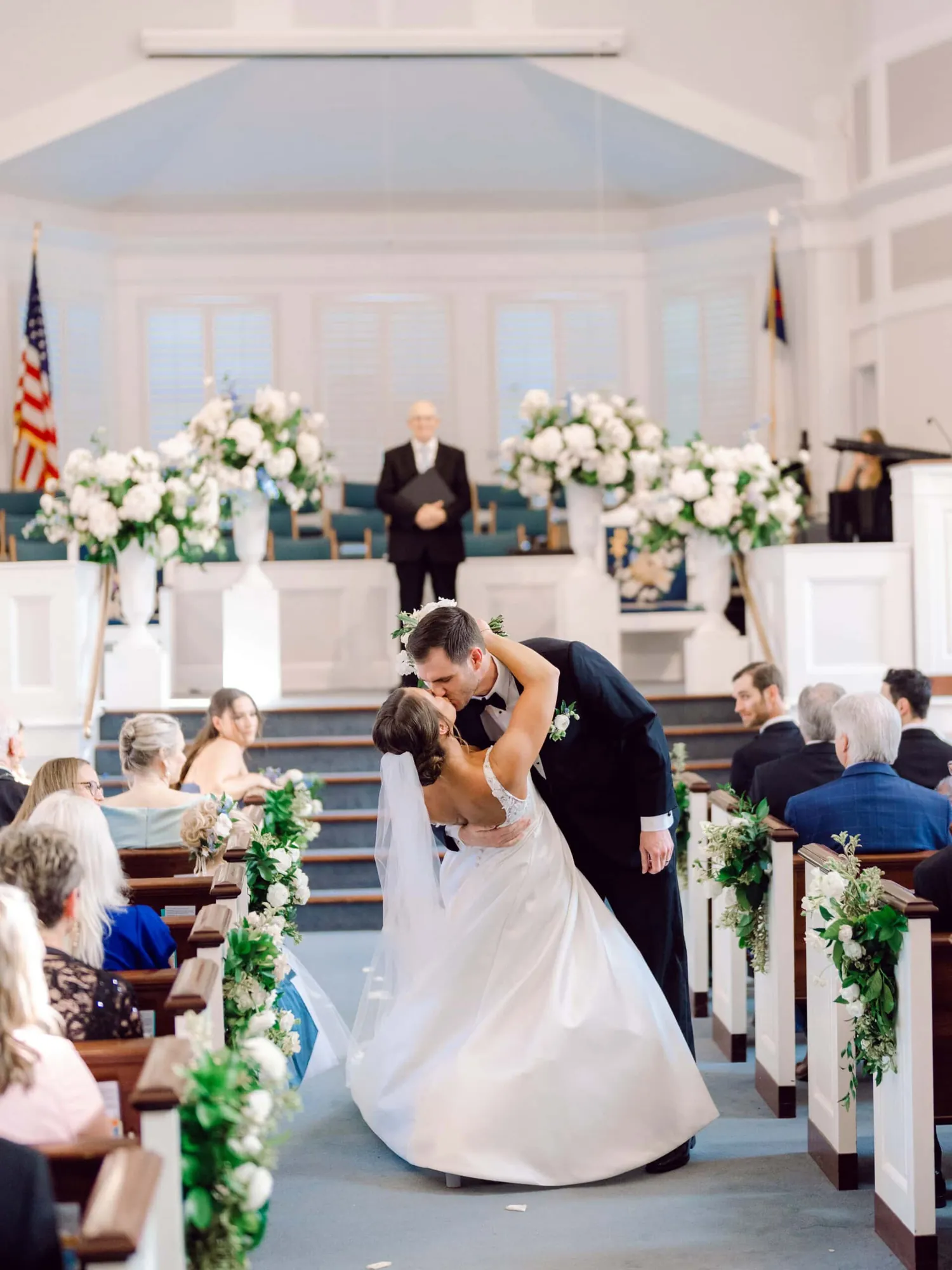 A Blue & White Spring Wedding at Caledonia Golf Club