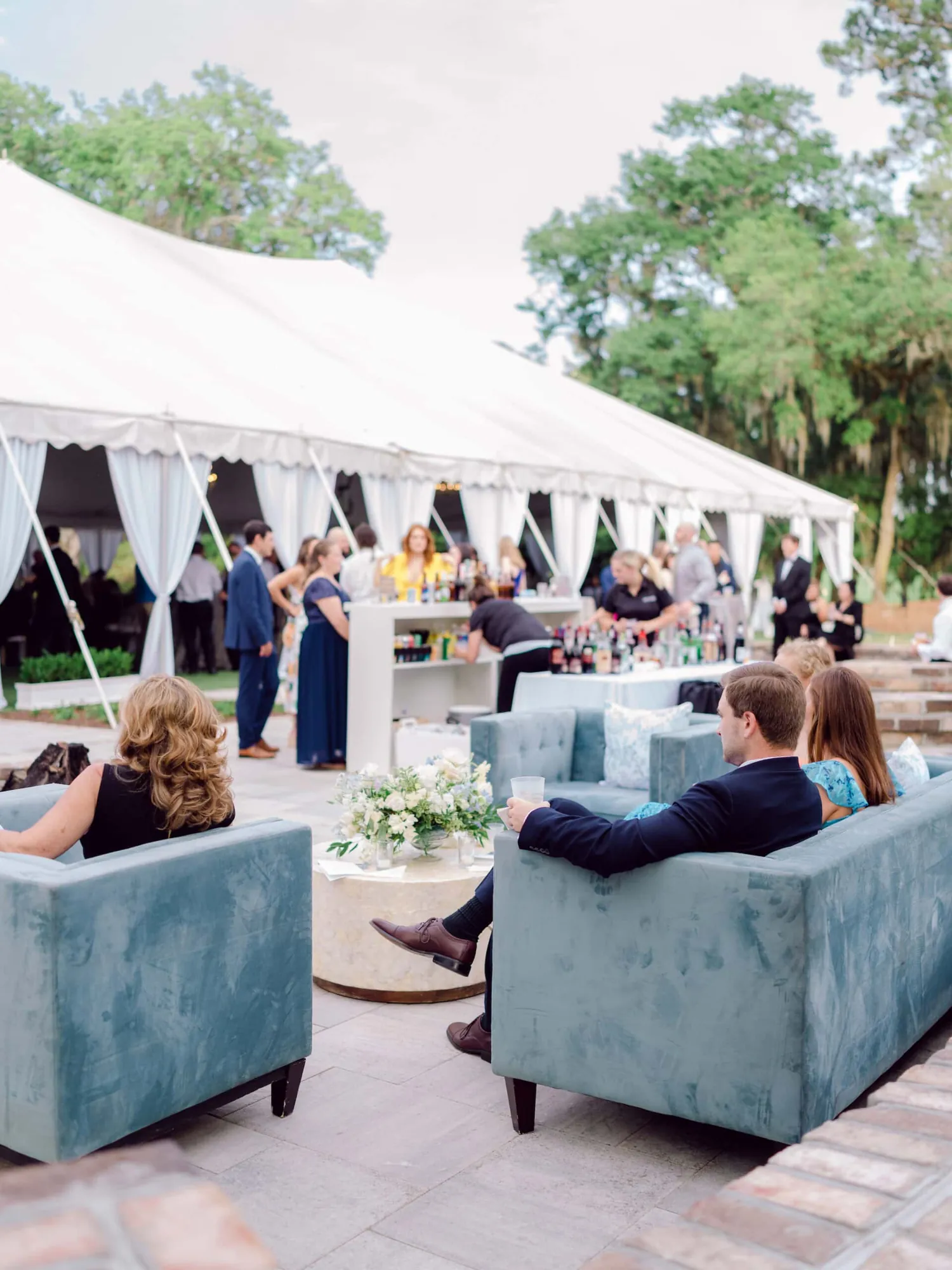 A Blue & White Spring Wedding at Caledonia Golf Club
