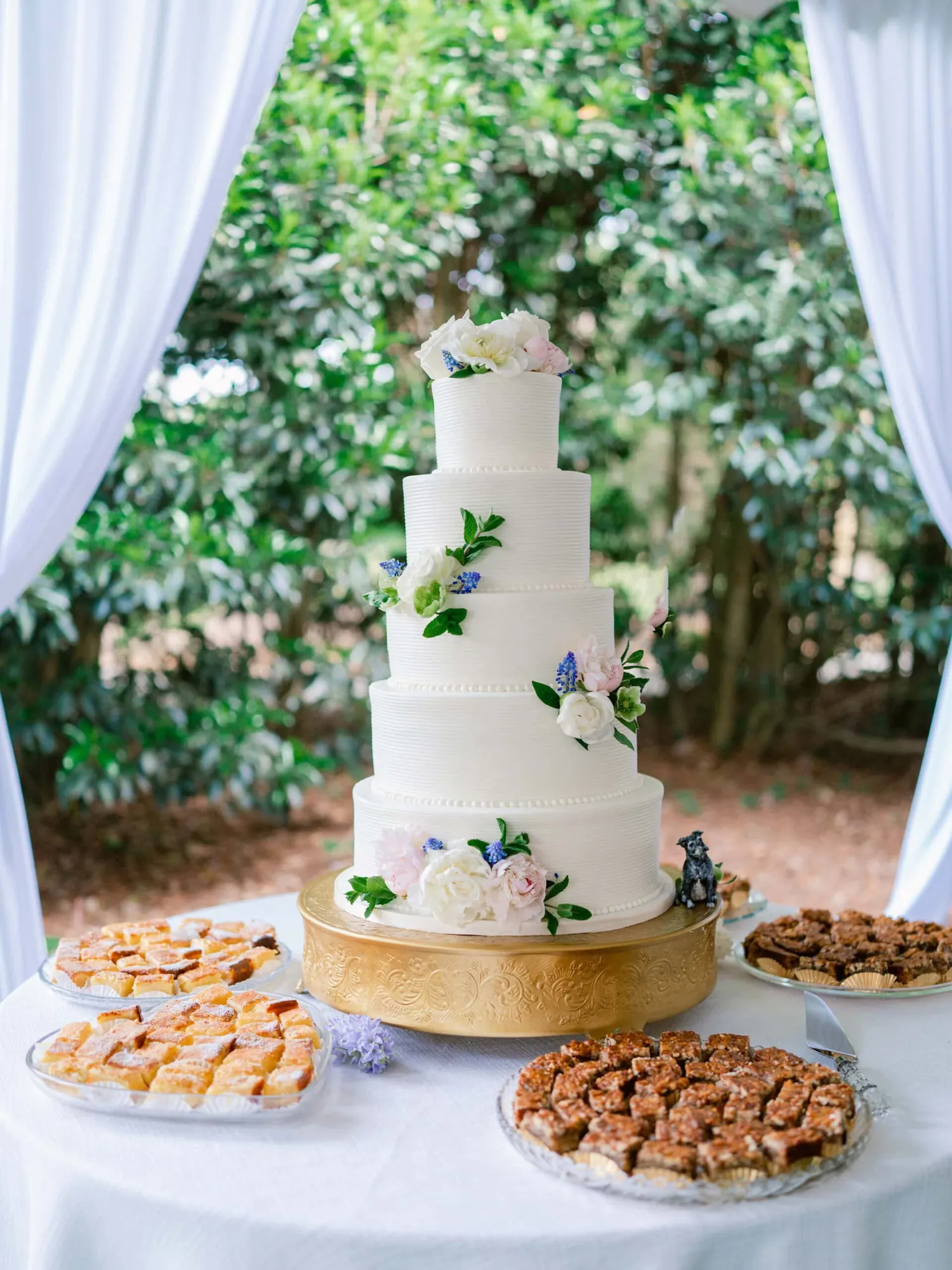 A Blue & White Spring Wedding at Caledonia Golf Club