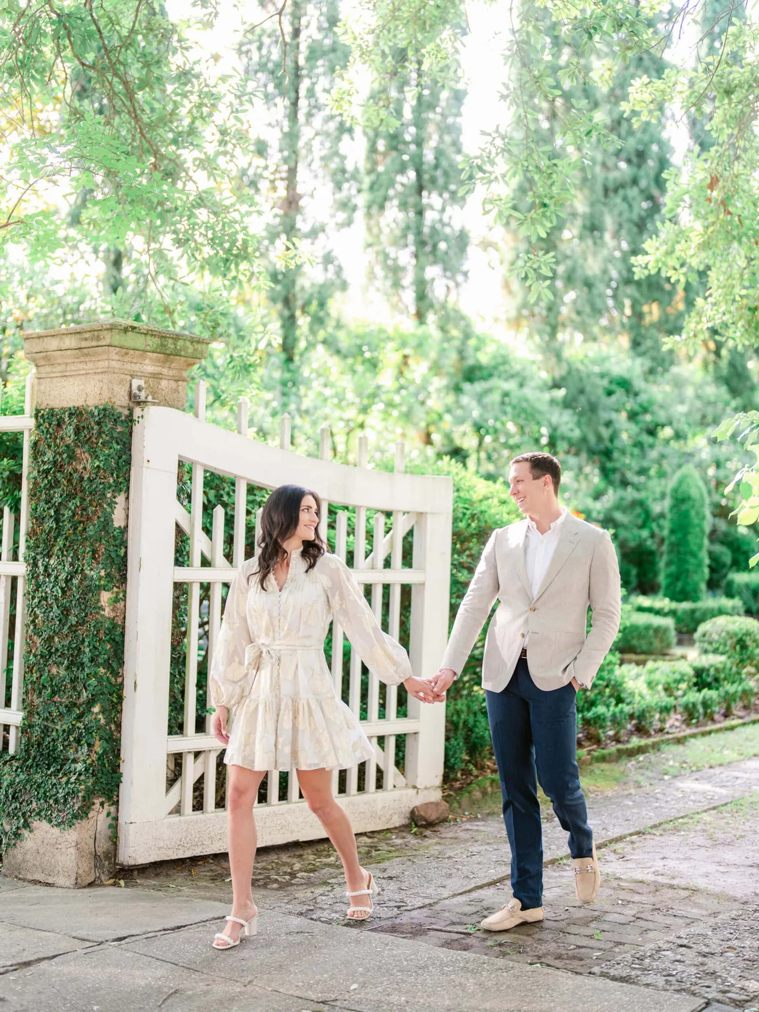 Charleston Battery and Rainbow Row Luxury Engagement Session Photos