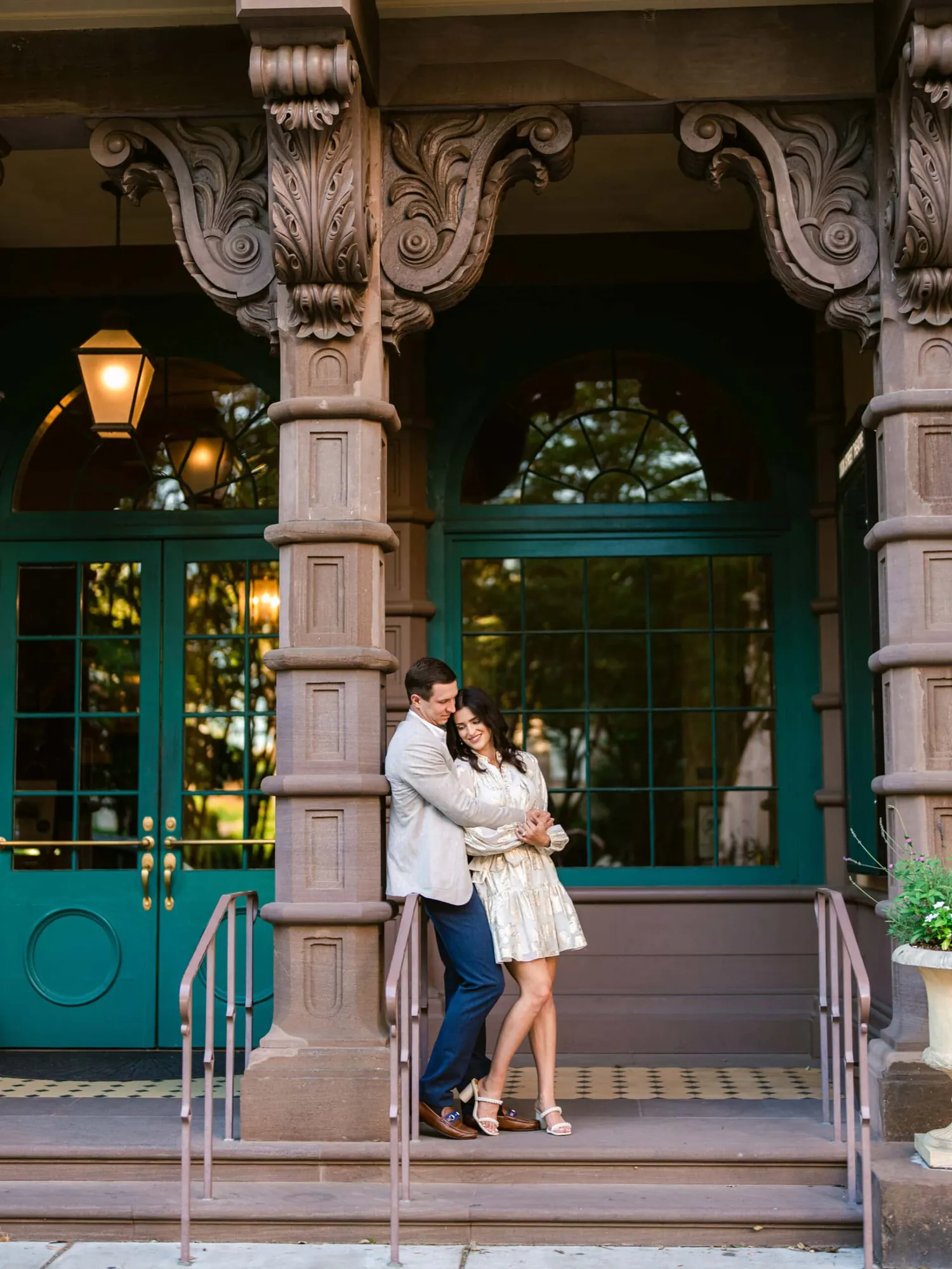 Charleston Battery and Rainbow Row Luxury Engagement Session Photos