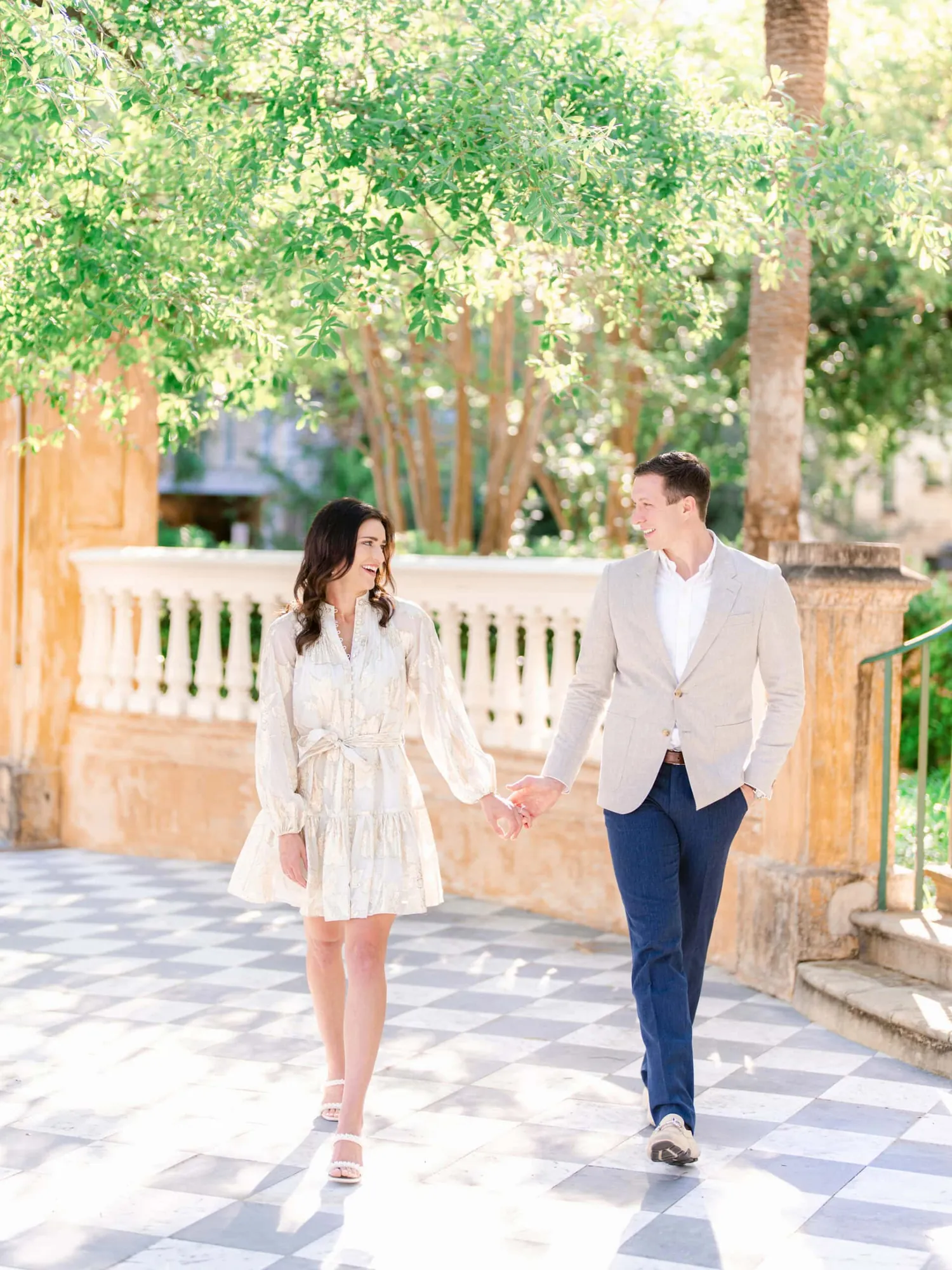 Charleston Rainbow Row Engagement Session