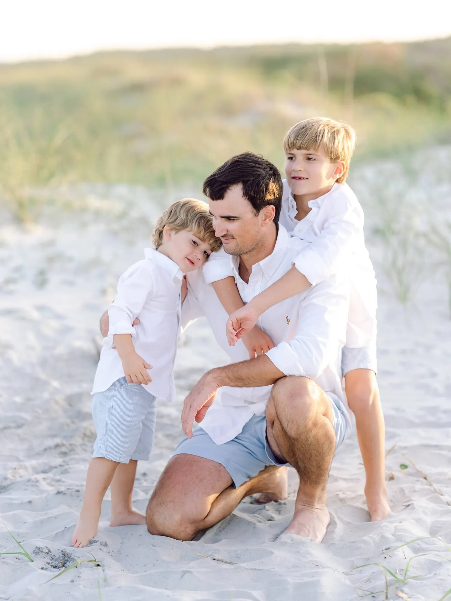 Alexander family beach vacation portrait near the ocean in Myrtle Beach