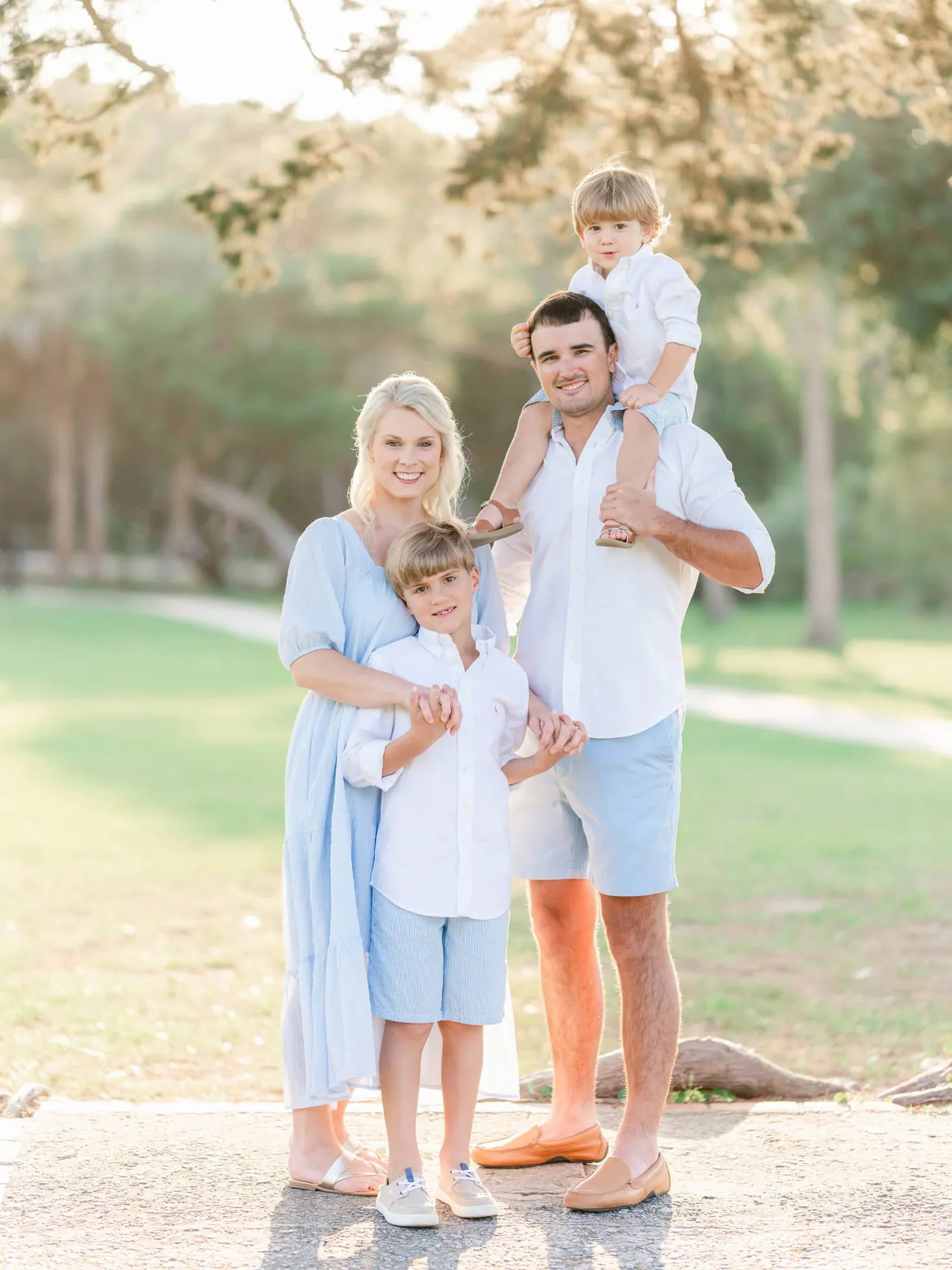 Alexander family together at the end of their Myrtle Beach beach photo session