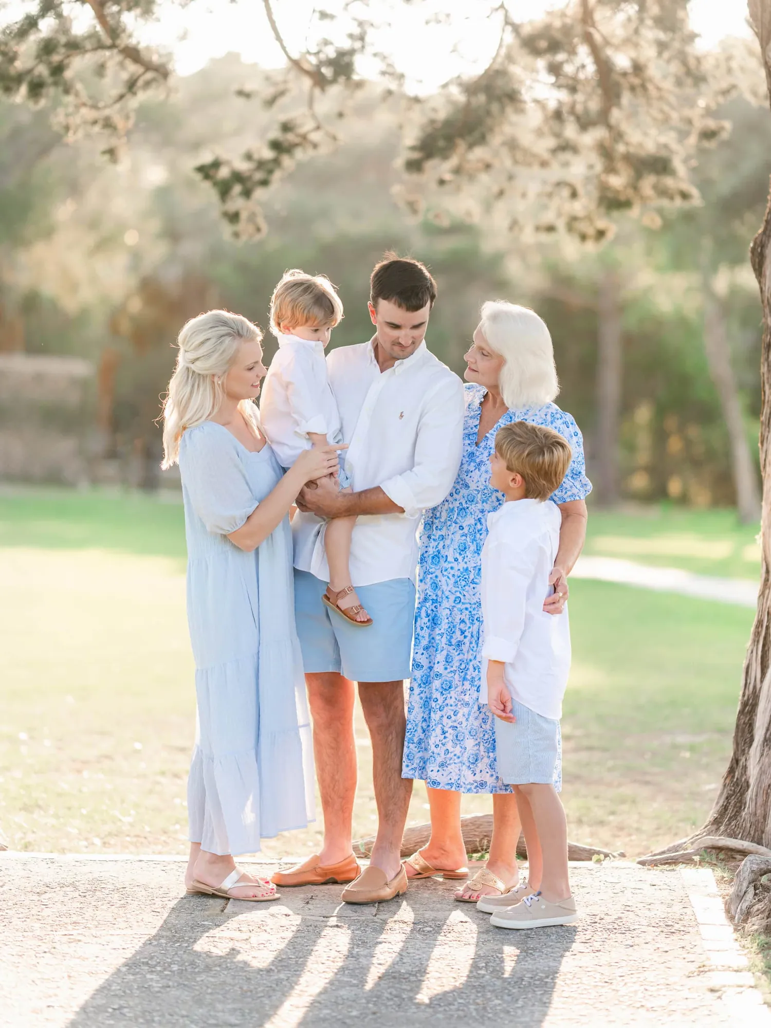 Candid Alexander family moment photographed along the Myrtle Beach shoreline