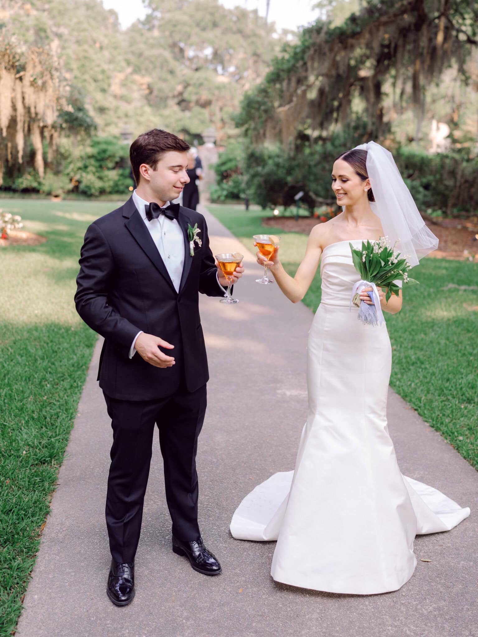 Brookgreen Garden Wedding Portraits - Luxury Wedding Photos in South Carolina
