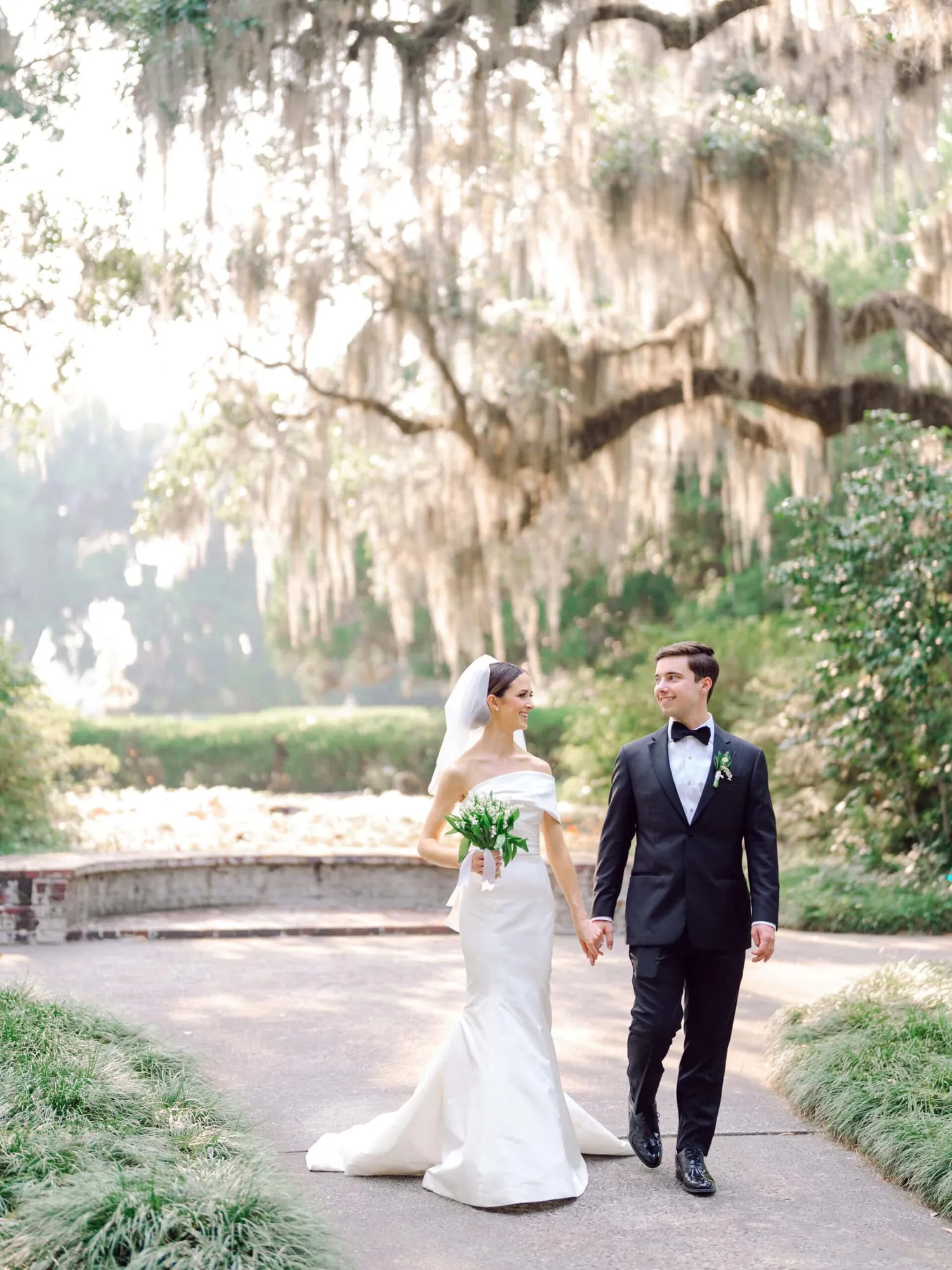 Elegant Wedding Photos at Brookgreen Gardens