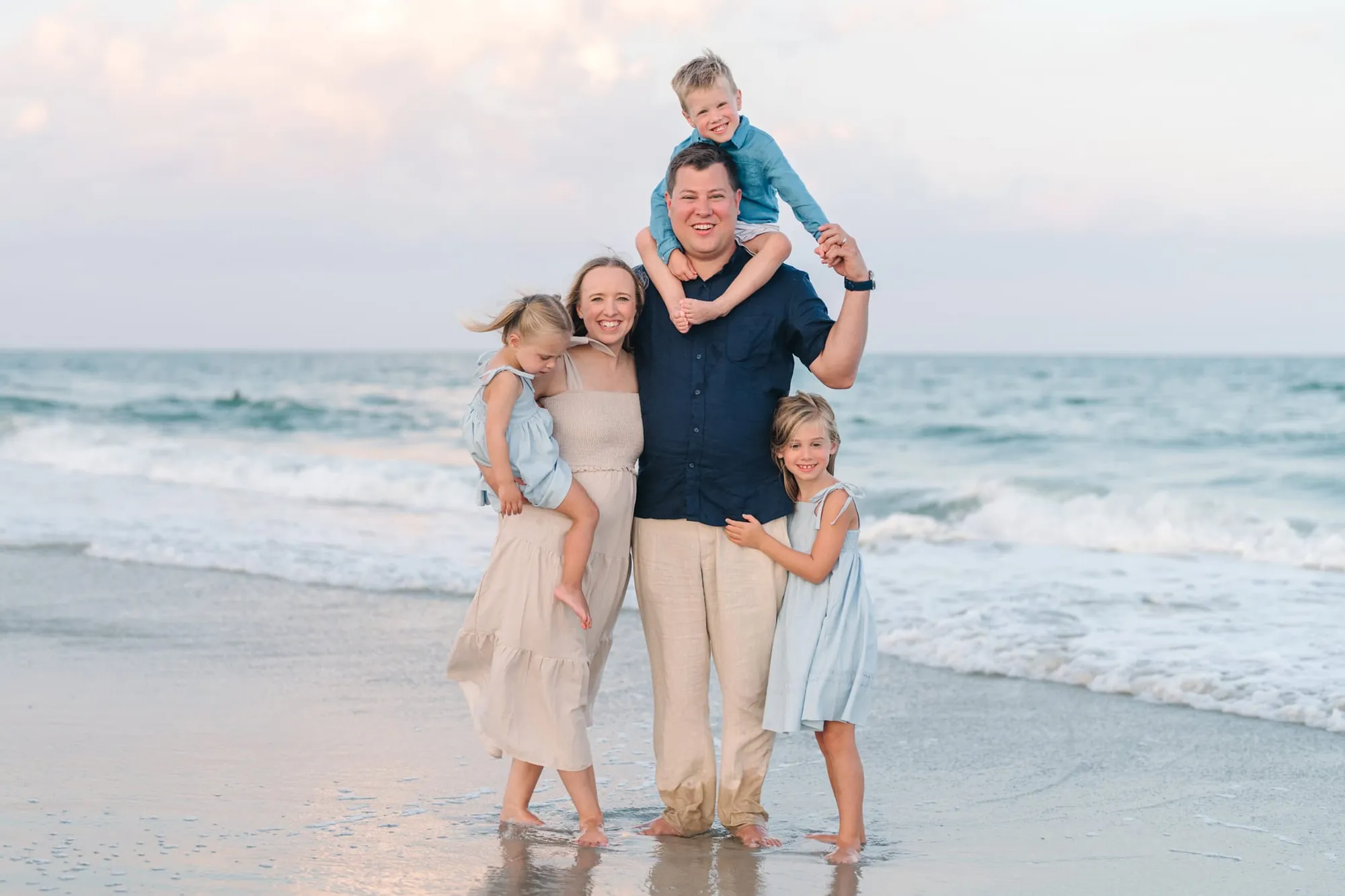 North Myrtle Beach family photographer dowson family session