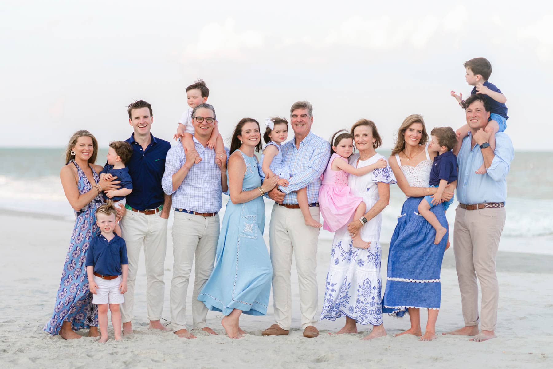 Large Family Photo Session in Litchfield Beach by Pasha Belman