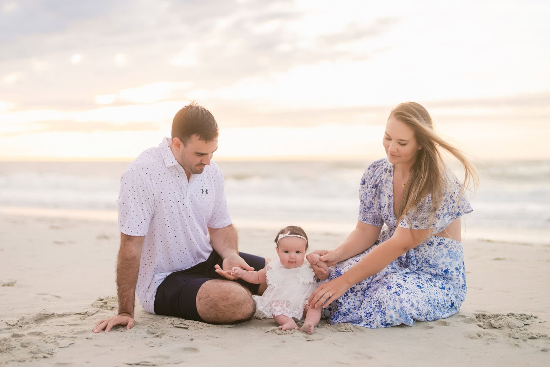 Sunrise Family Beach Photography in Myrtle Beach