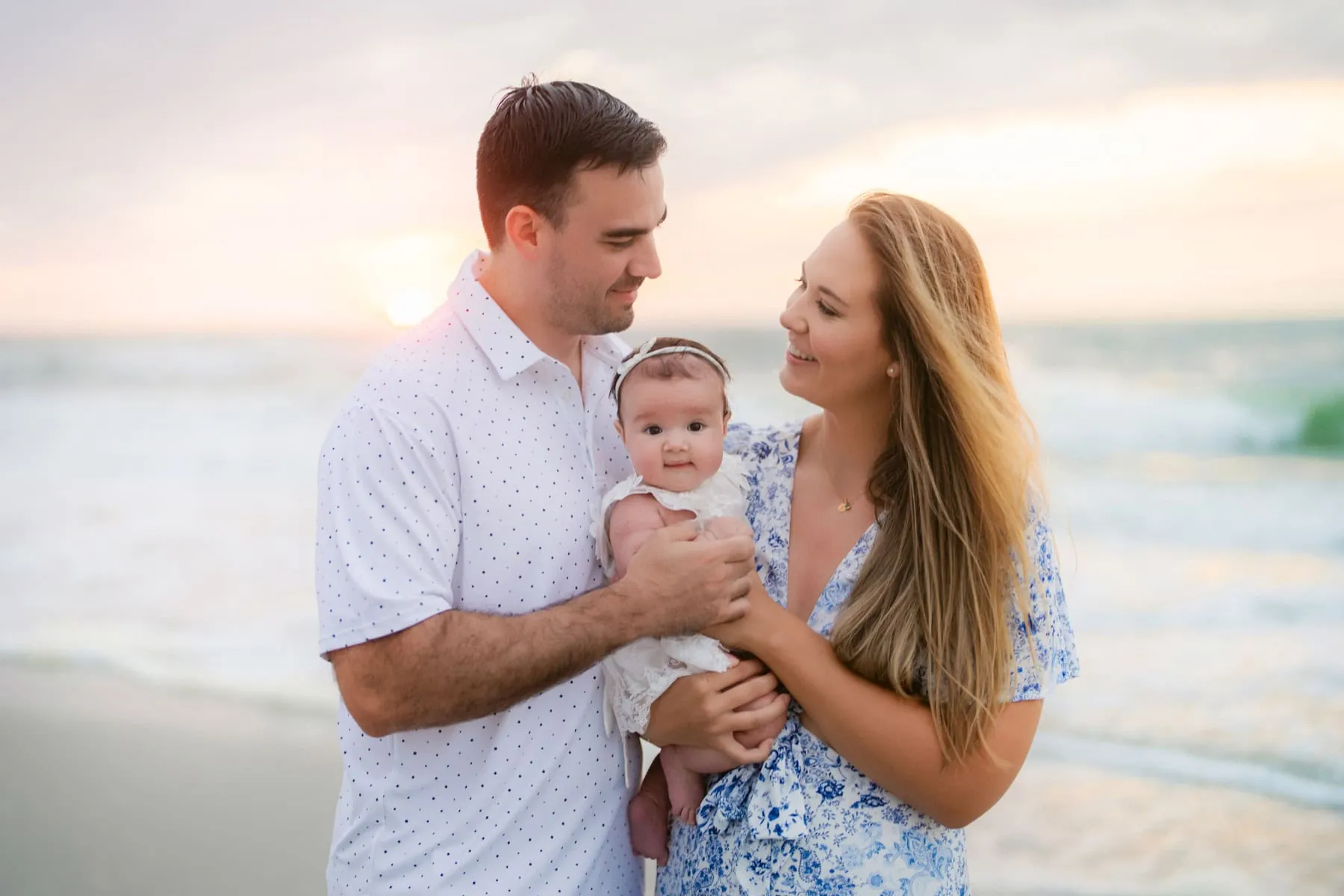 Sunrise Family Beach Photography in Myrtle Beach