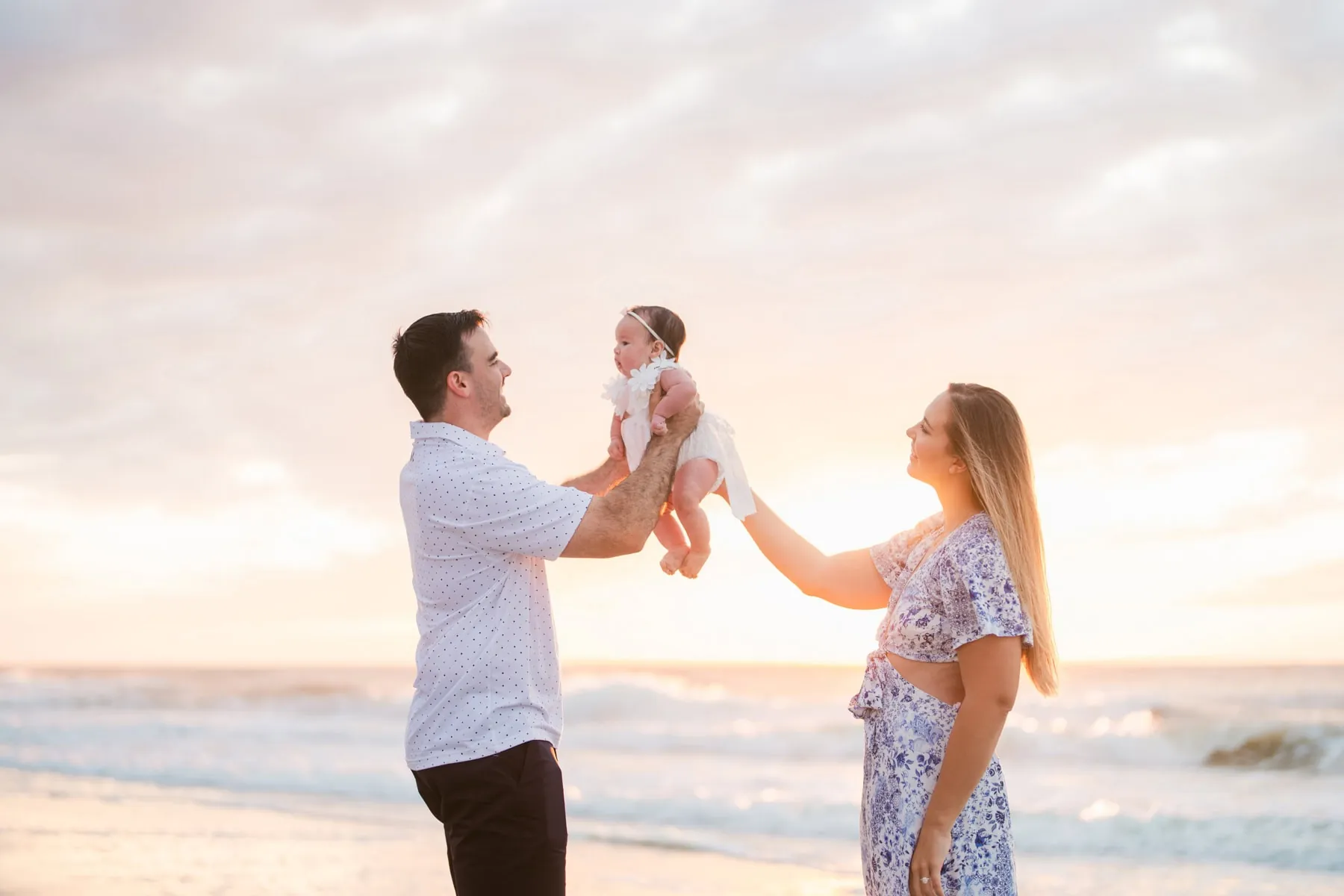 Sunrise Family Beach Photography in Myrtle Beach