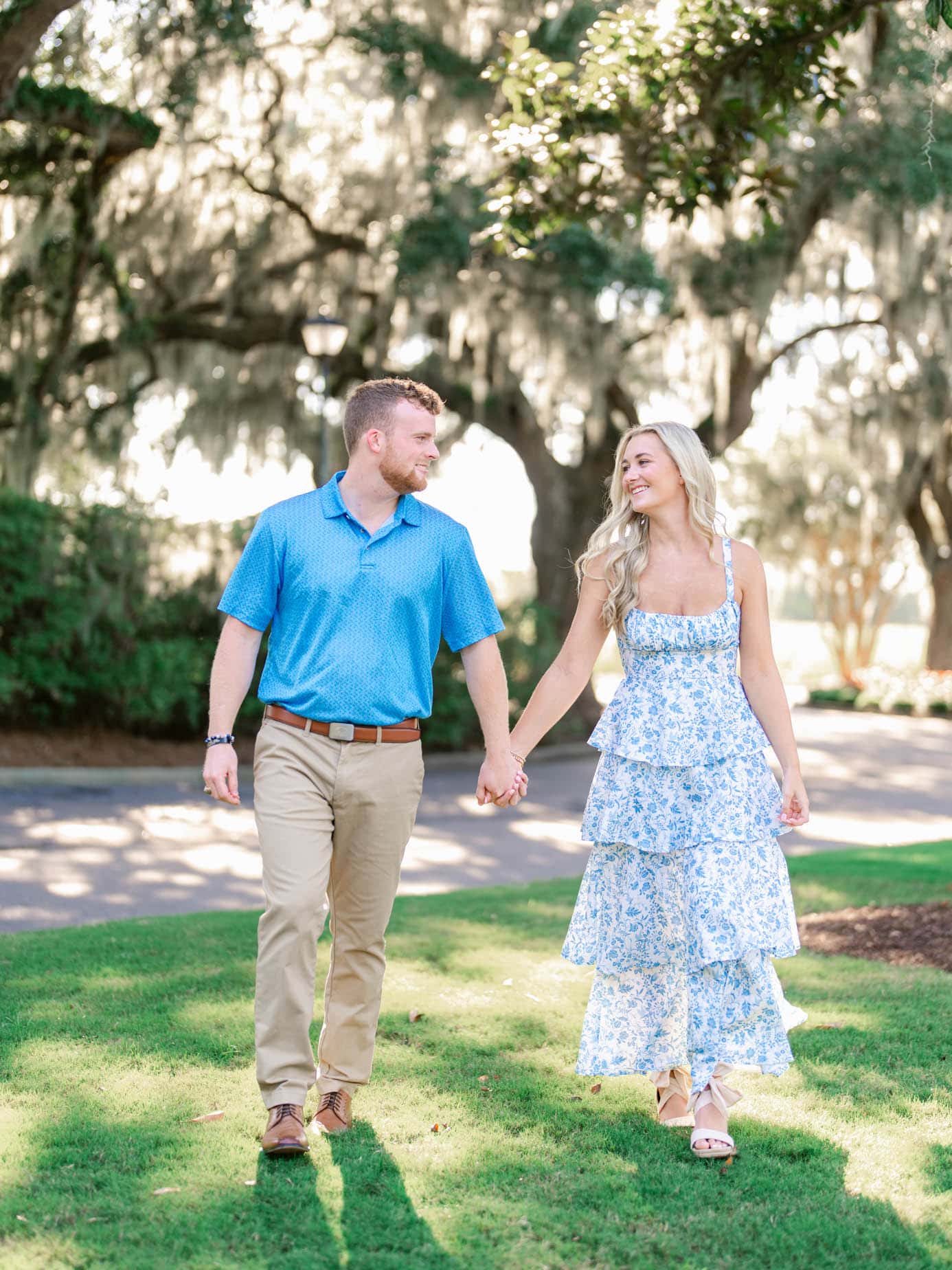 Romantic Sun-Kissed Engagement Session on Pawleys Island SC