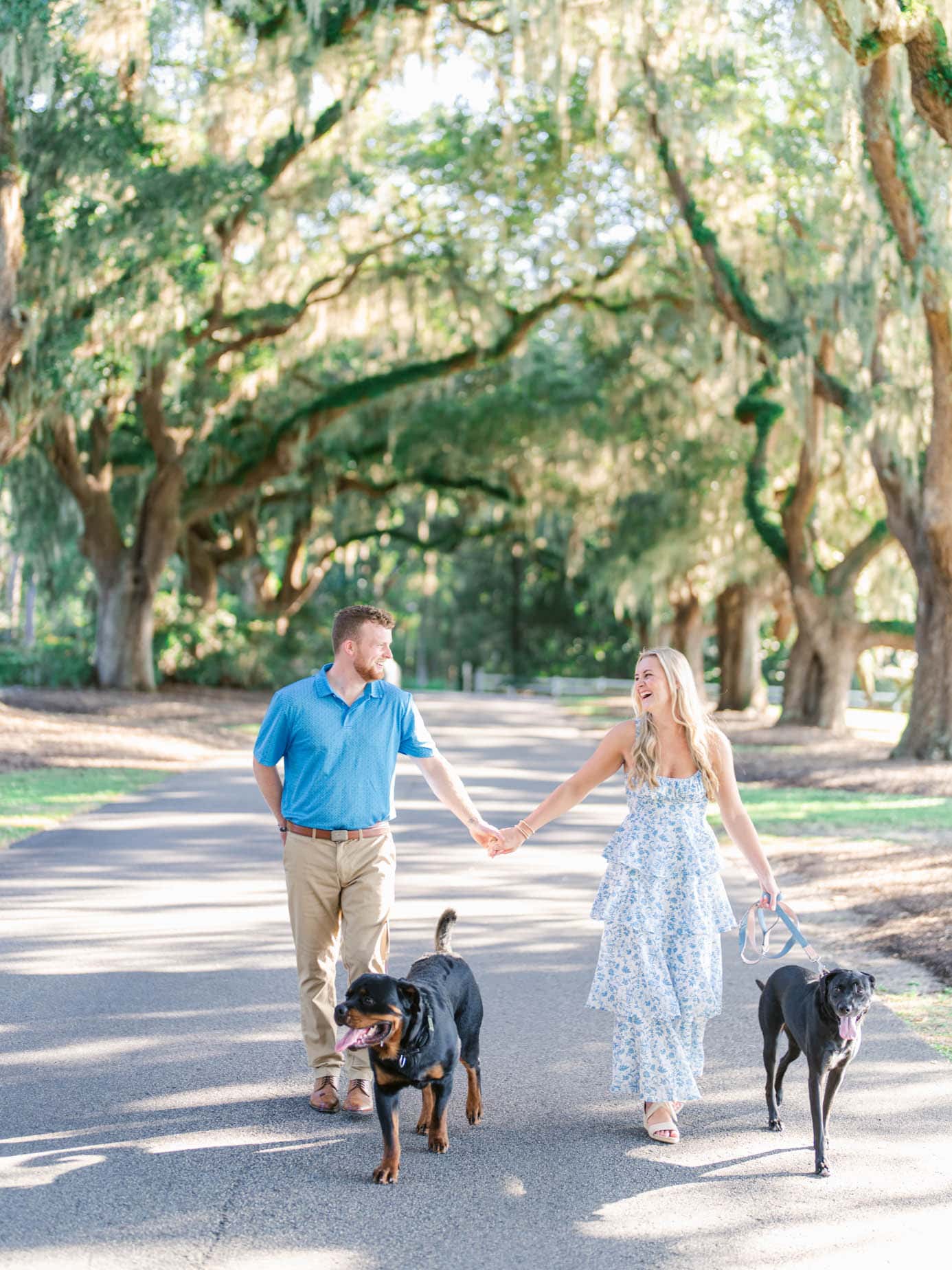 Romantic Sun-Kissed Engagement Session on Pawleys Island SC