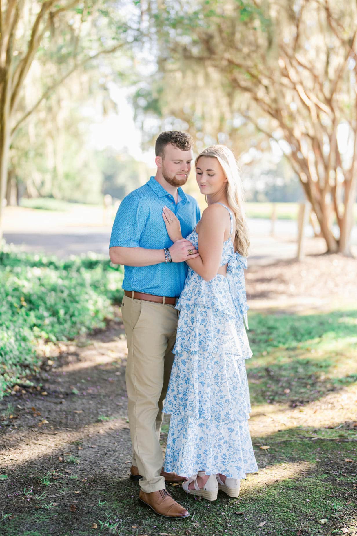 Romantic Sun-Kissed Engagement Session on Pawleys Island SC