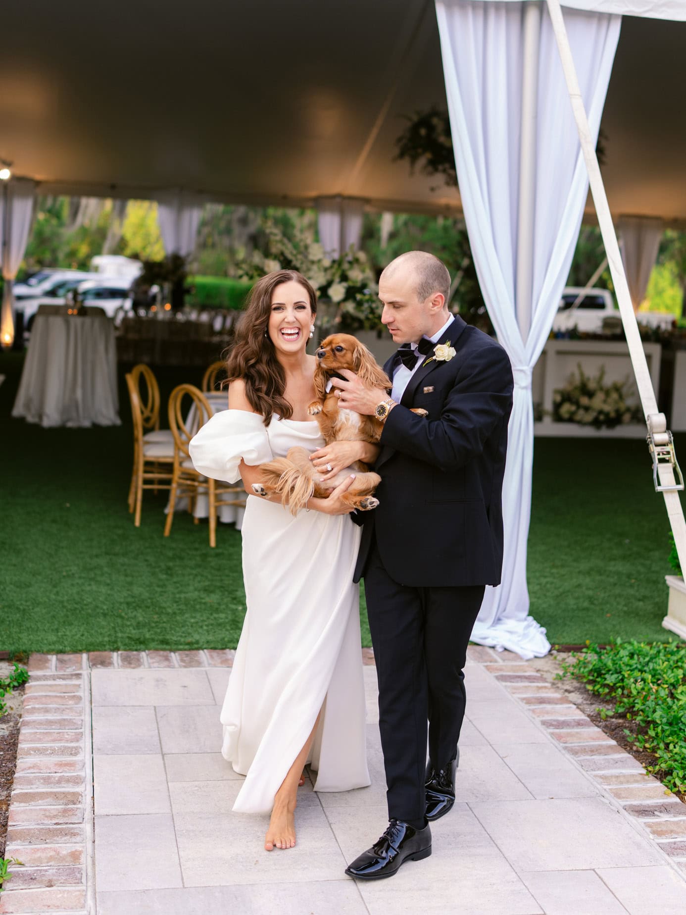 Spring Wedding Under the Oaks at Caledonia Golf and Fish Club