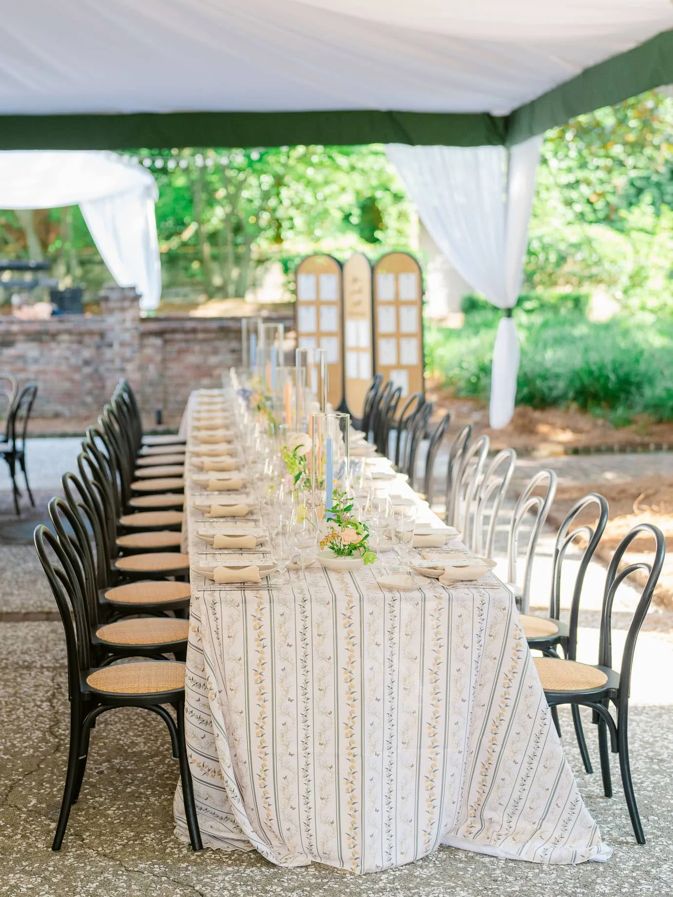 Ballroom reception with chandeliers at the William Aiken House