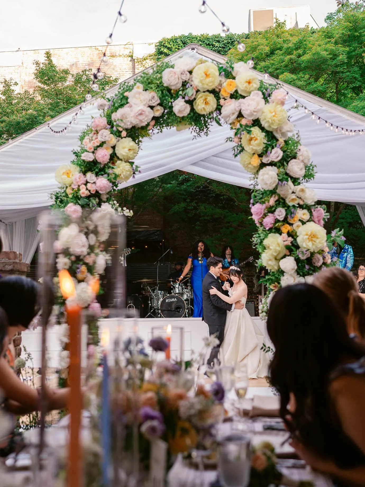 Wedding design and floral styling at the William Aiken House