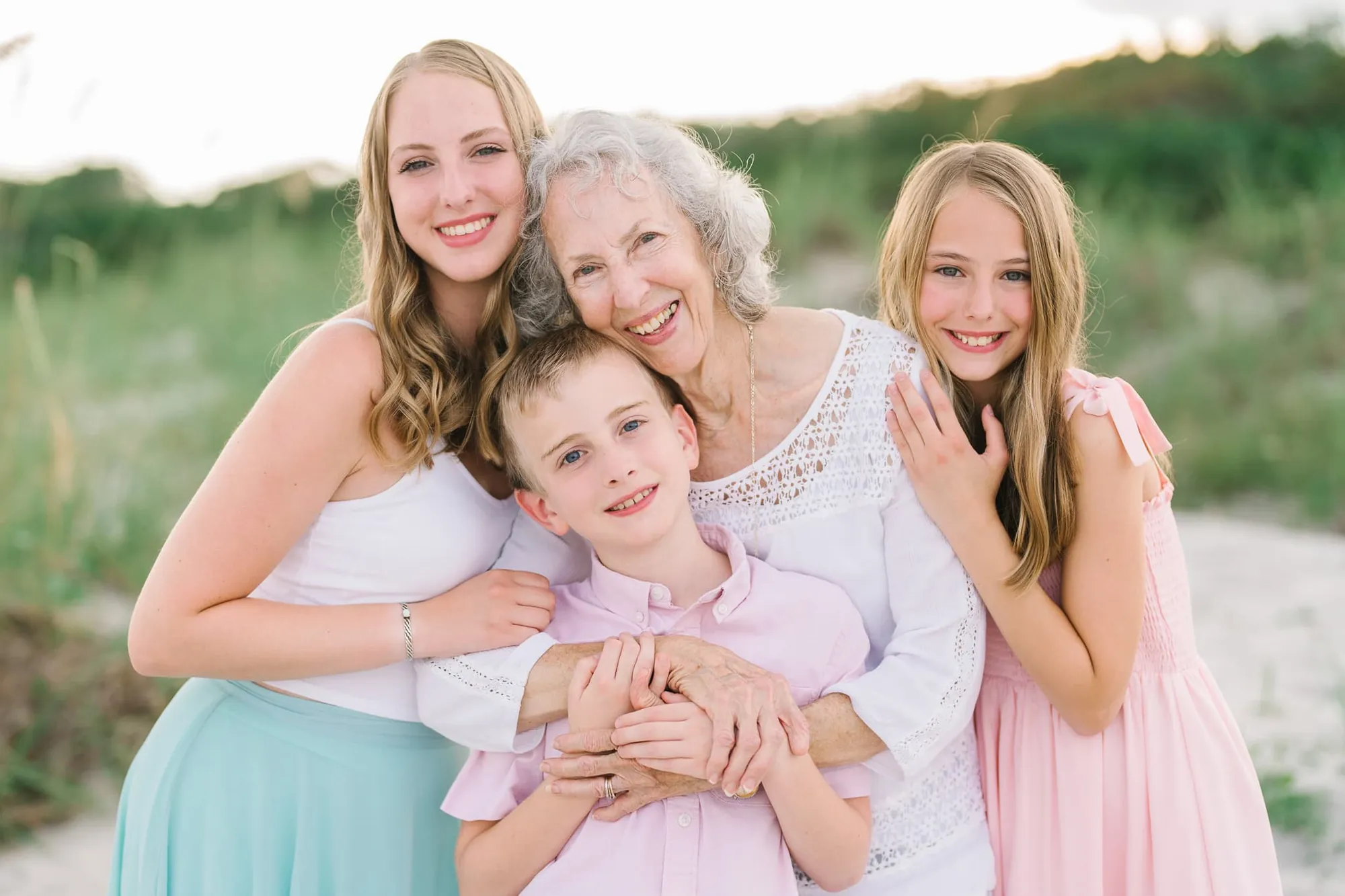 Professional family beach photographer in Myrtle Beach SC capturing genuine family moments