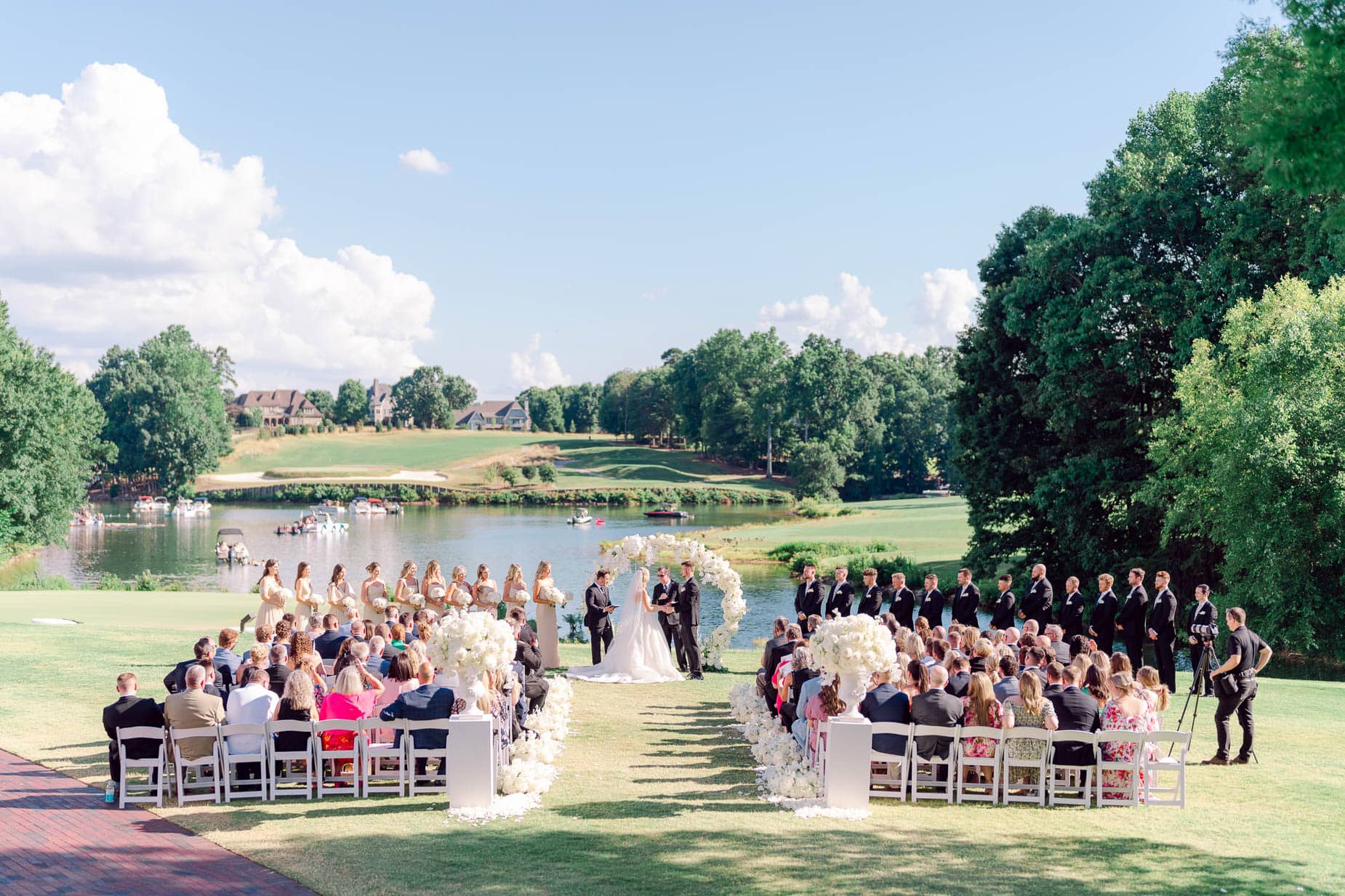 Trump National Charlotte Golf Club Wedding | Luxury Wedding on Lake Norman