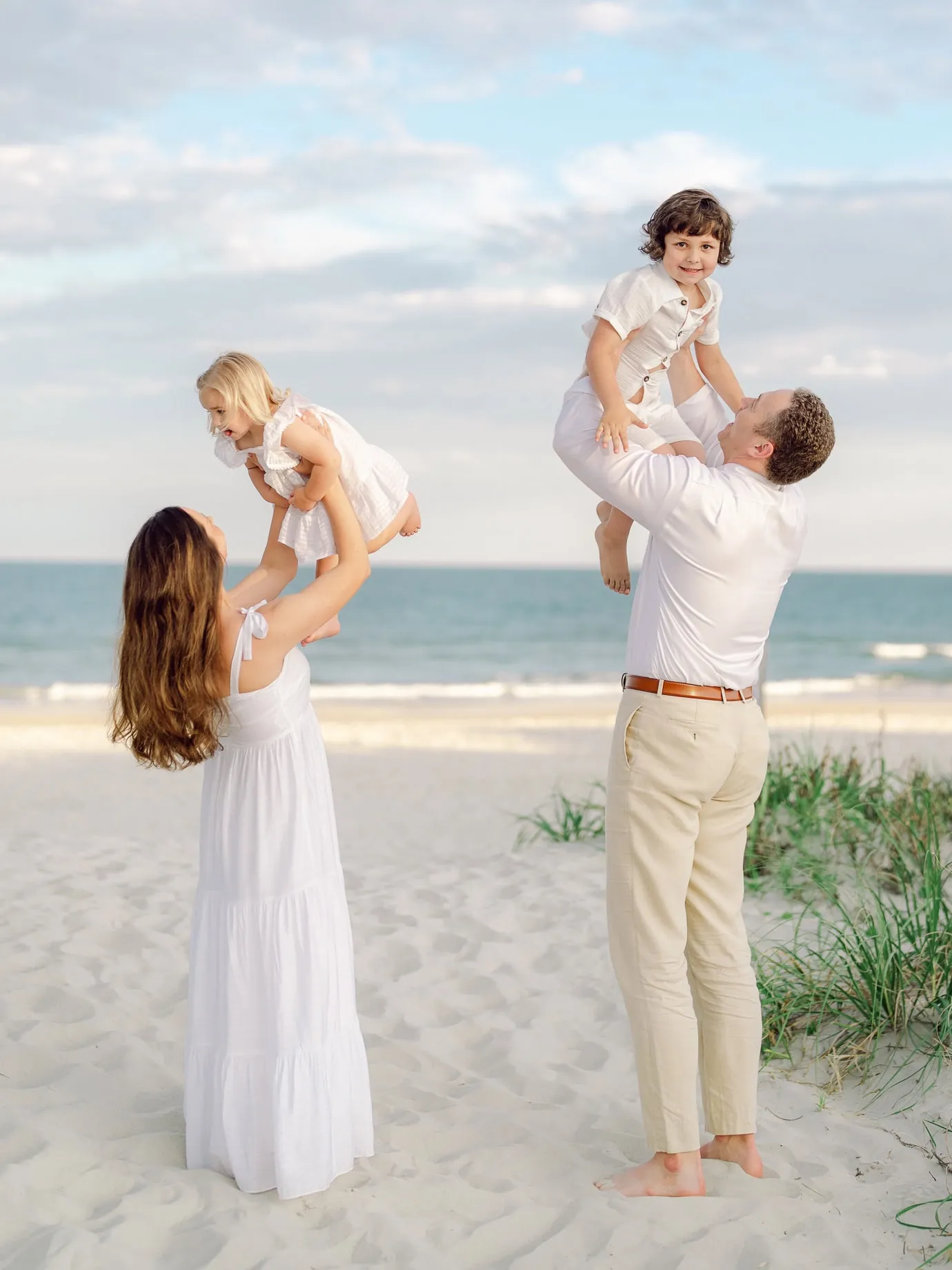Sunset Beach Family Photos at Pawleys Island by Pasha Belman