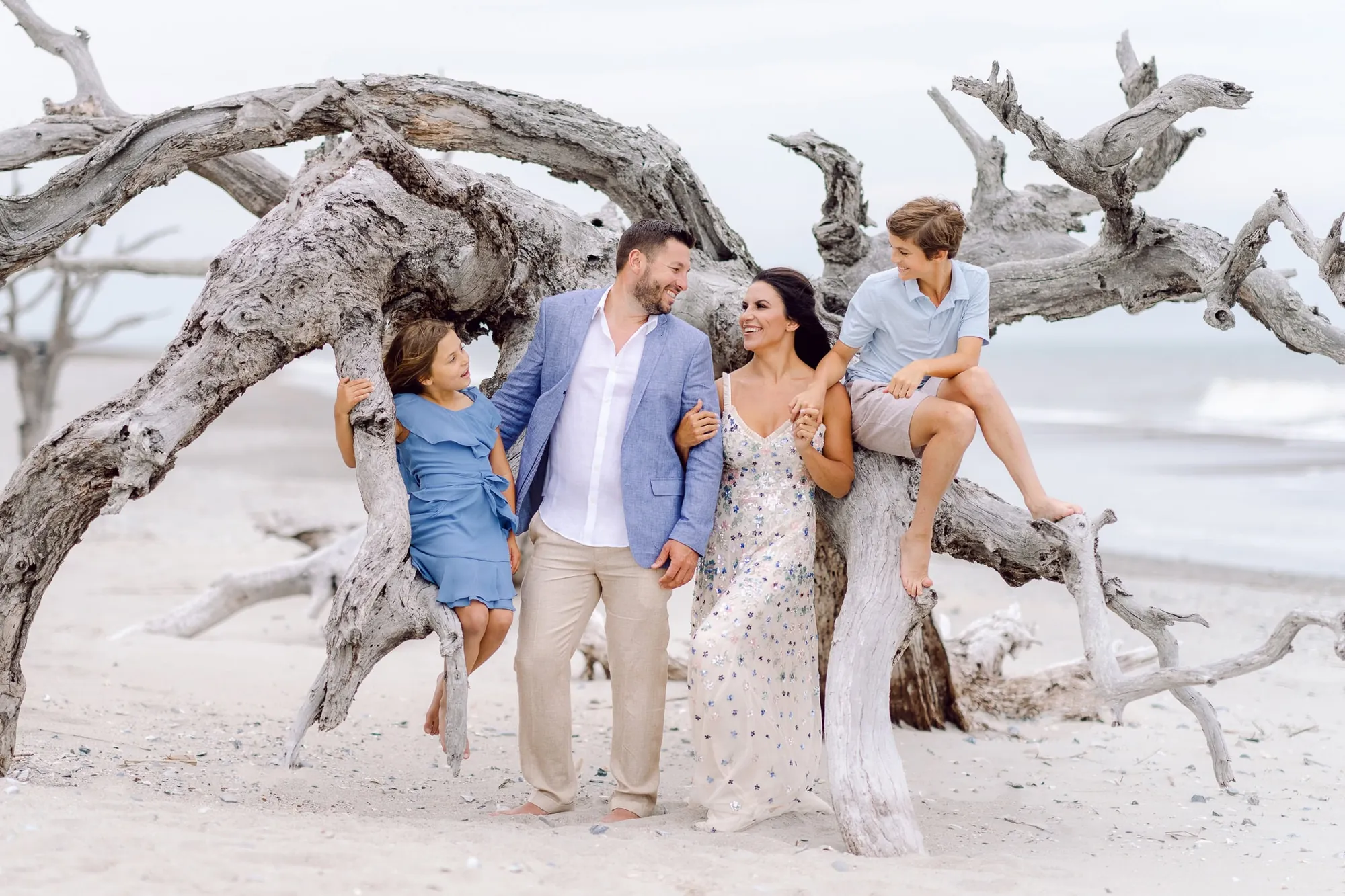Elegant family beach portraits in Myrtle Beach SC captured by Pasha Belman Photography