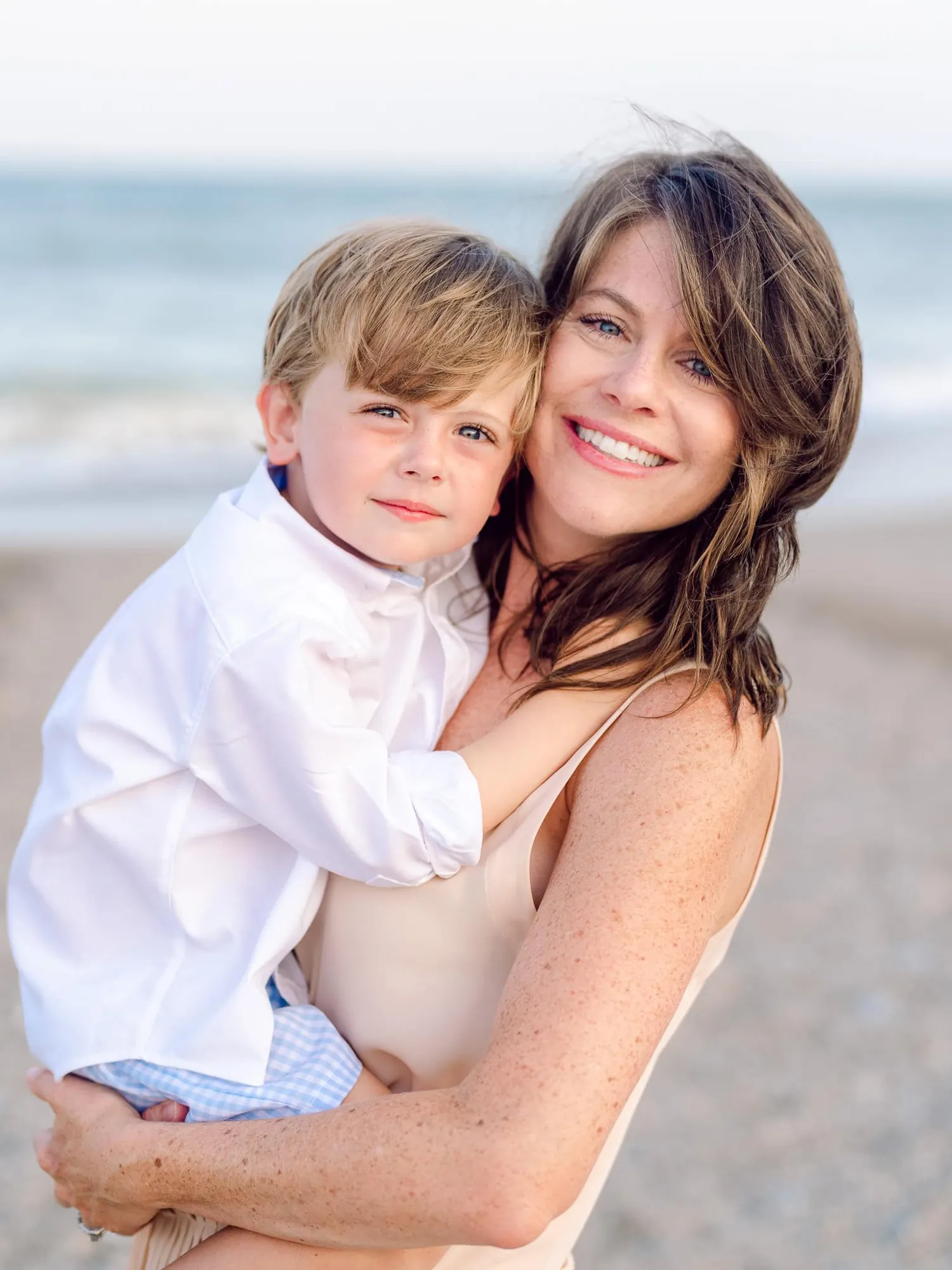 Golden hour family beach portrait in Myrtle Beach South Carolina by Pasha Belman Photography