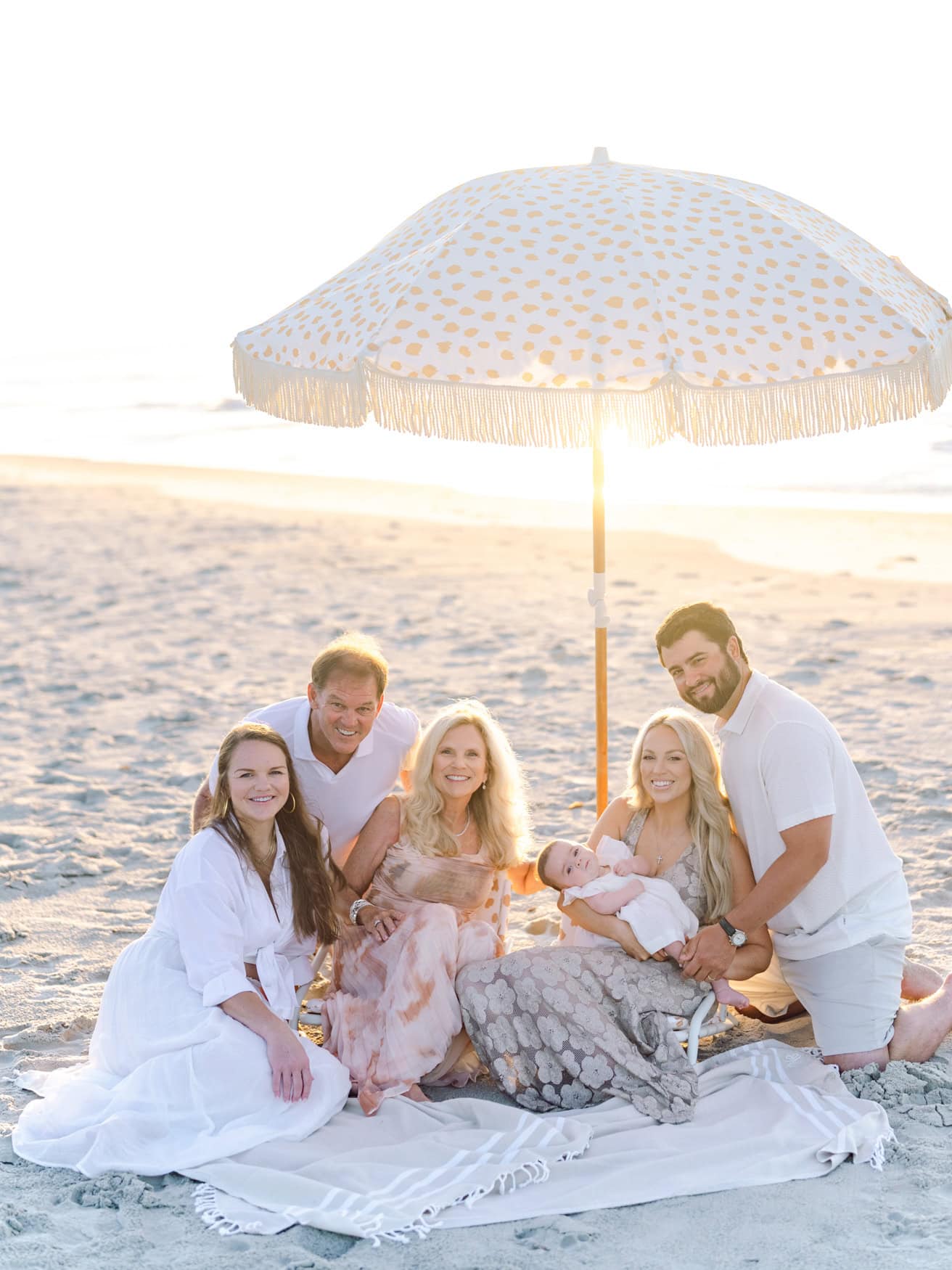 Sunrise family photography in Pawleys Island