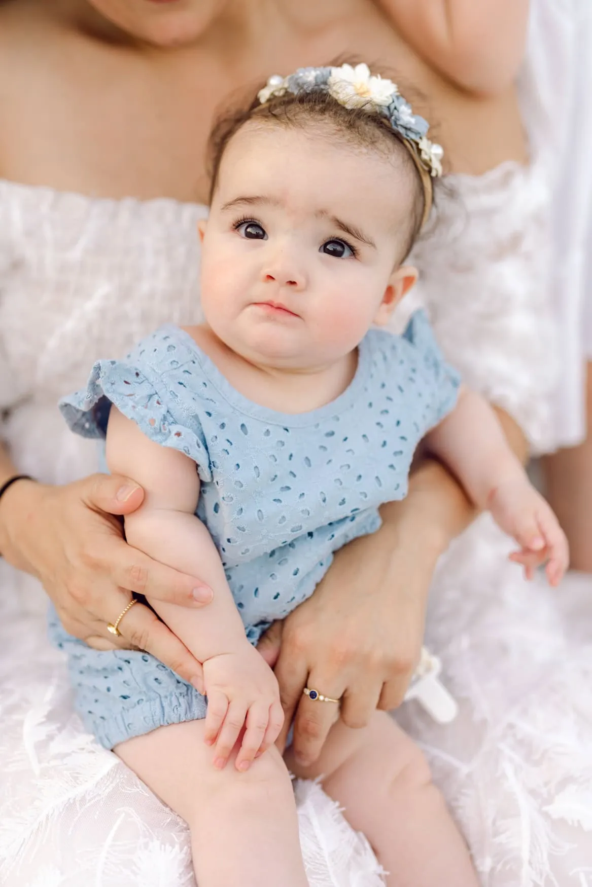 Baby Photos during family session at Wild Dunes Resort near Charleston
