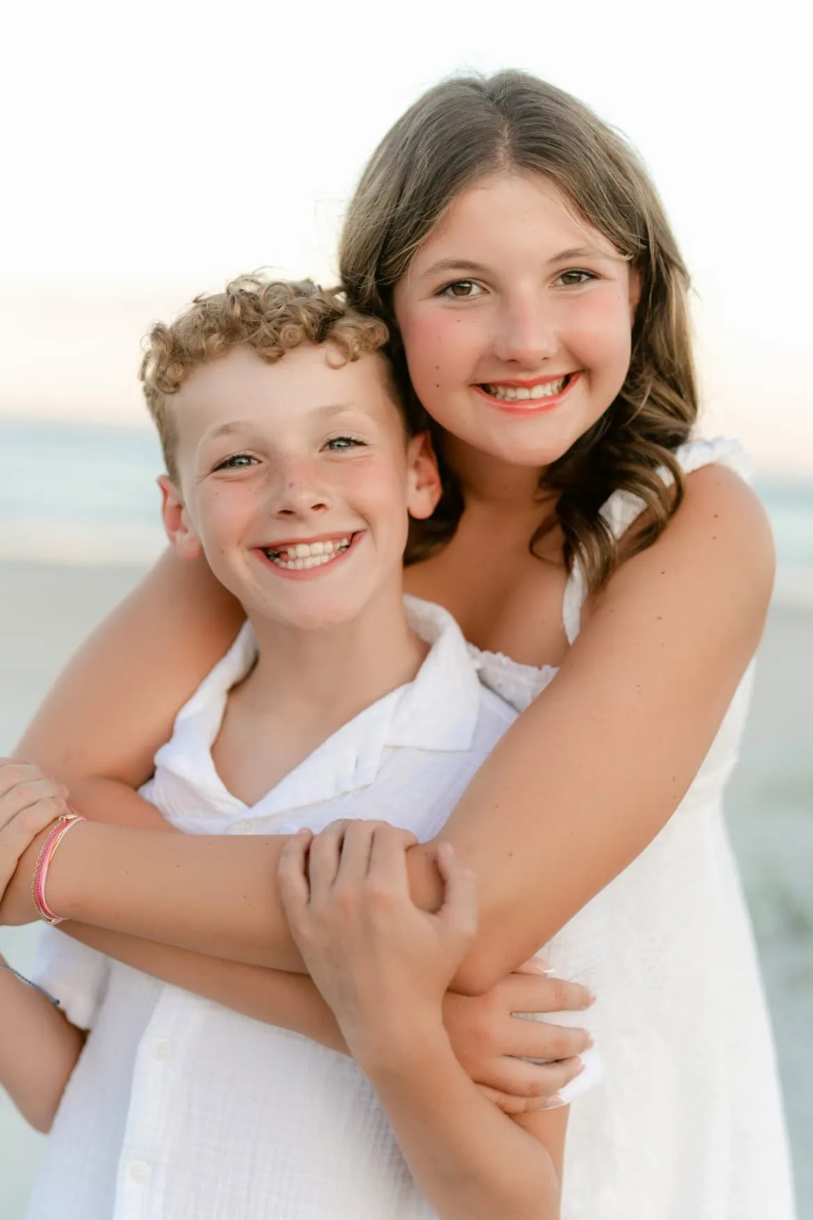 Murrells Inlet family photography session at Huntington Beach State Park during sunset